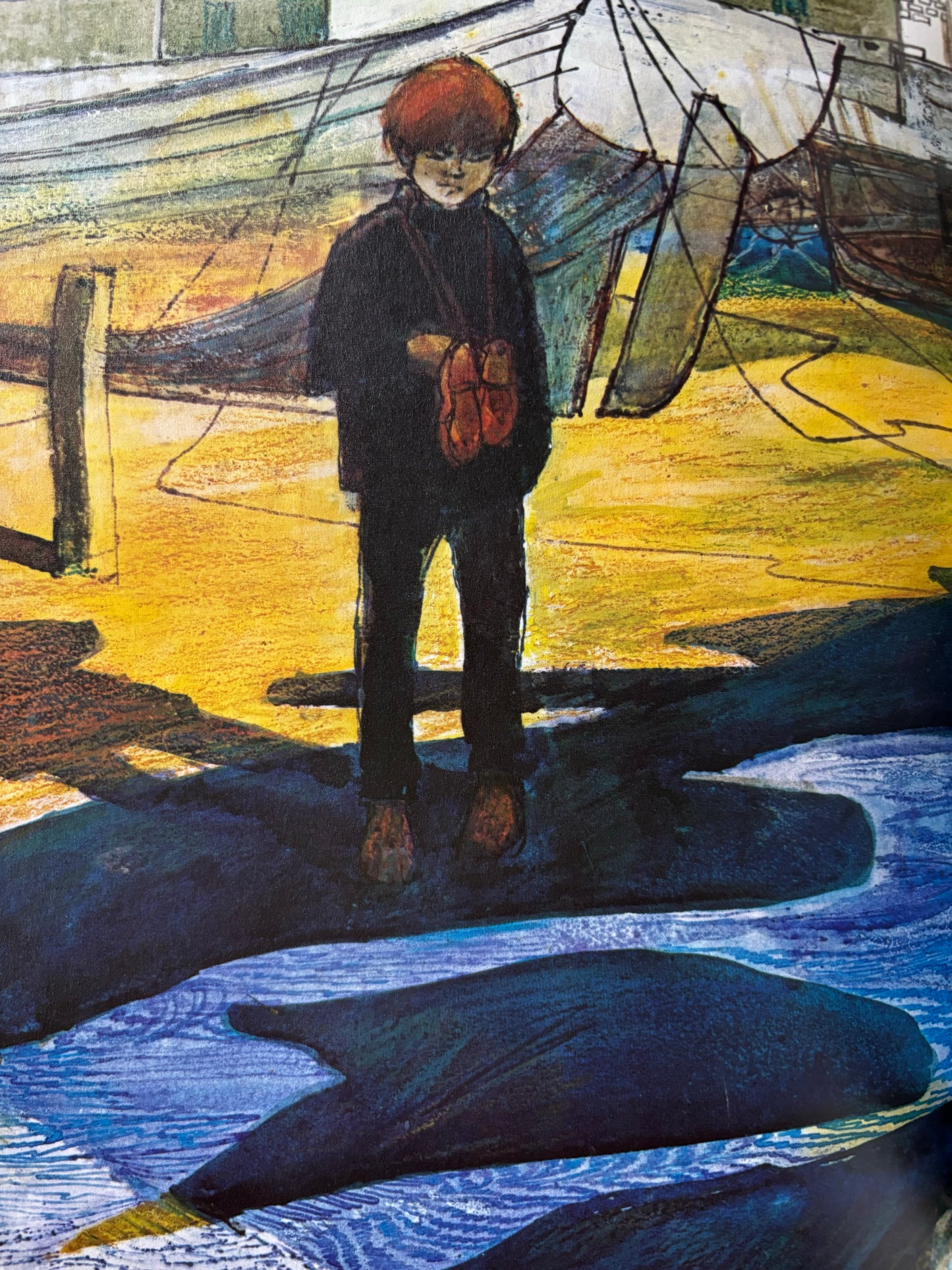 Doreen Roberts HARRY BY THE SEA 1st DJ Illustrated 1974 OUP Fishing Town