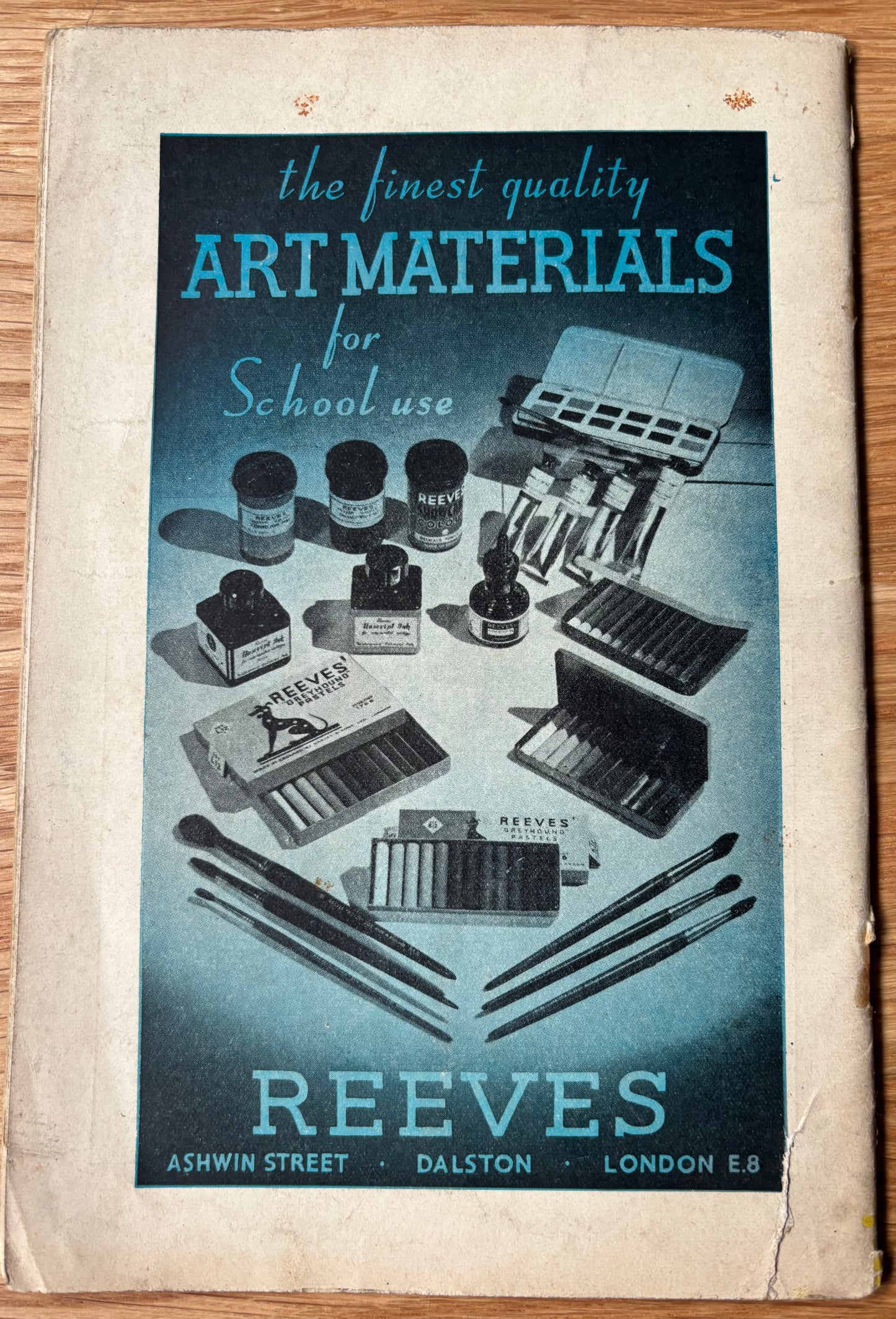 1950 ART AND CRAFT MAGAZINE Lettering CHILD EDUCATION Decorated Boxes