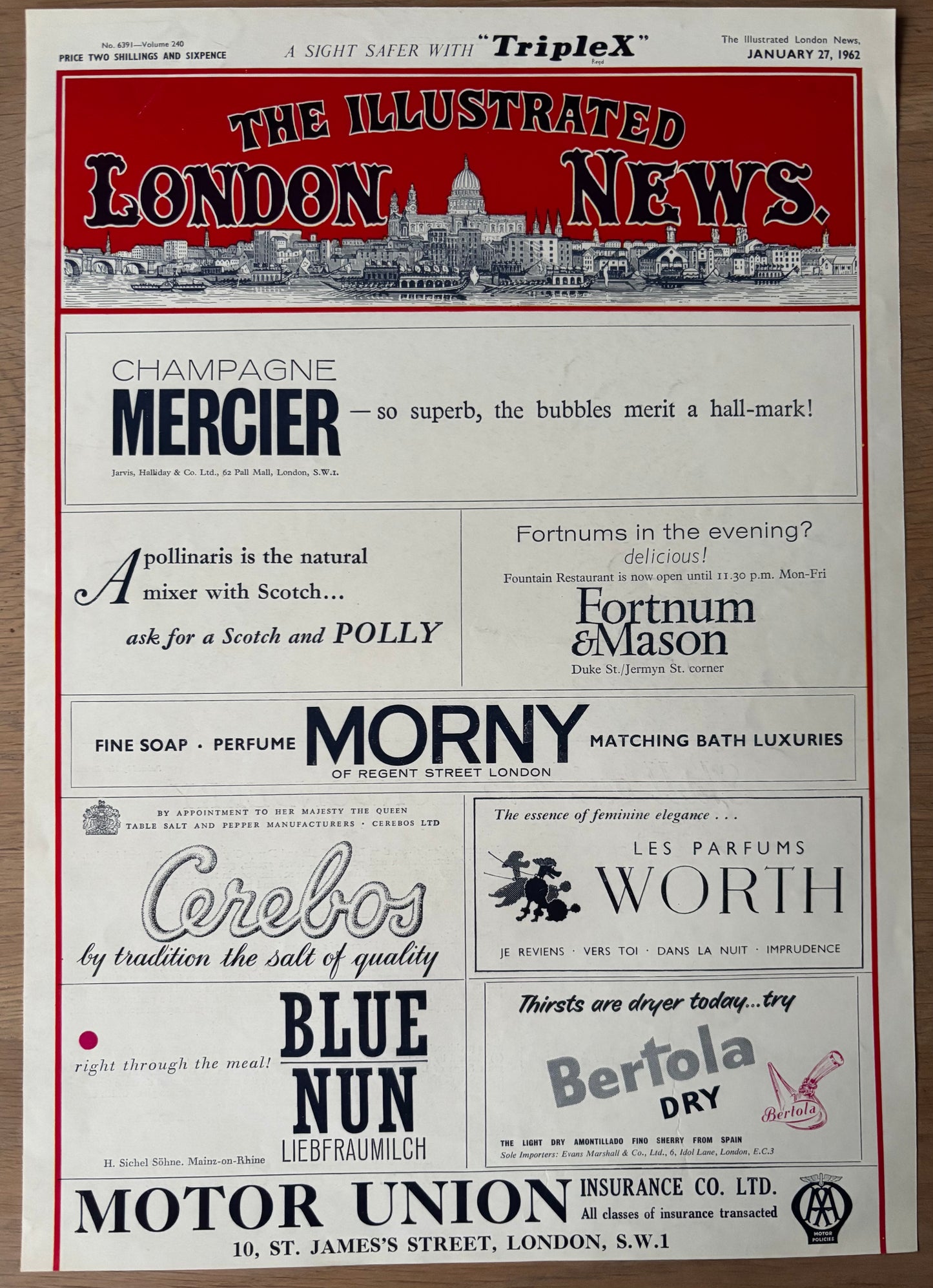 Ken Bennetts SHELL GUIDE TO LONDONDERRY Large ADVERT Original Ad 1962