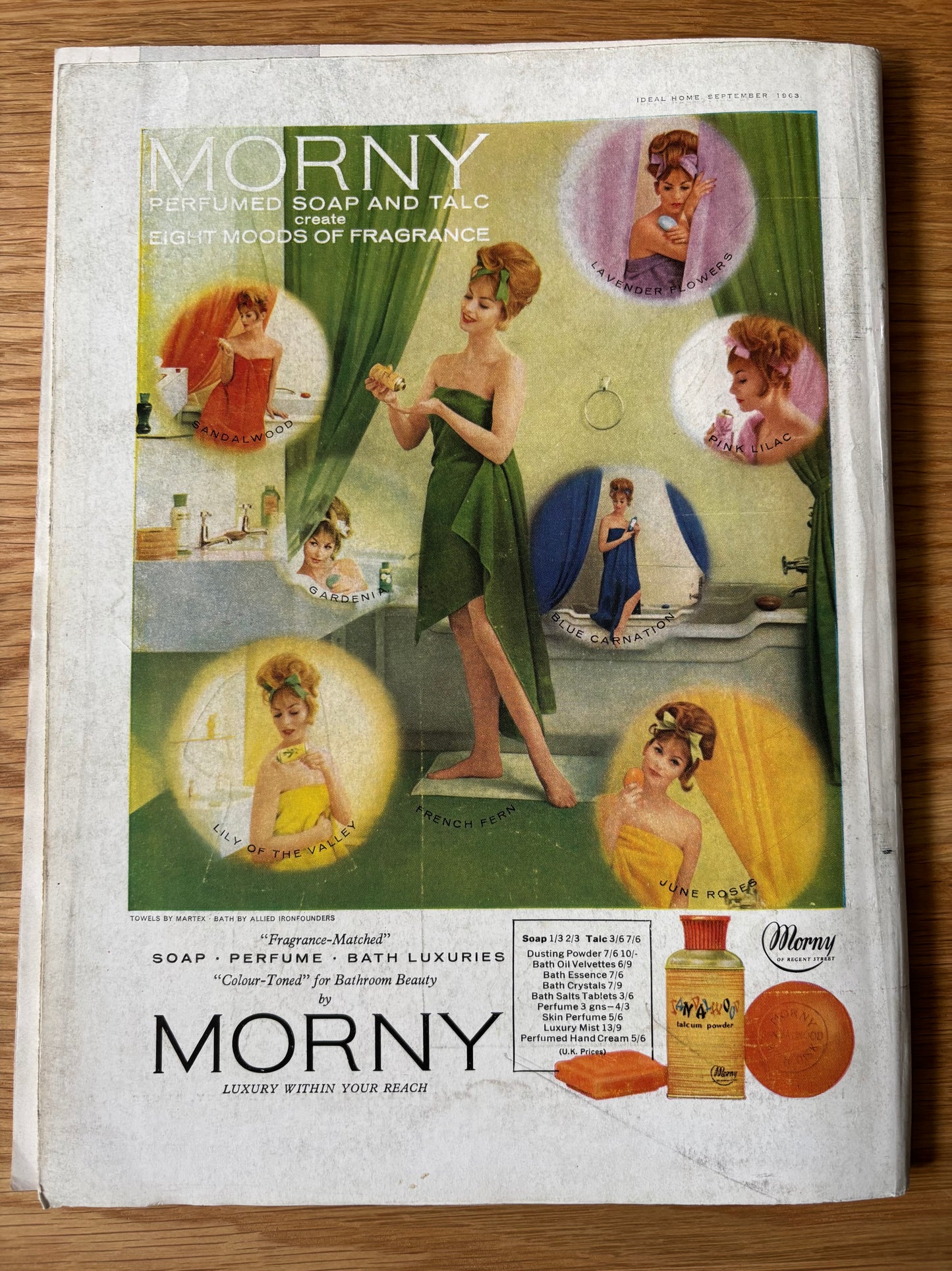 1960’s IDEAL HOME Magazine SEPTEMBER 1963 Illustrated Recipes Ads