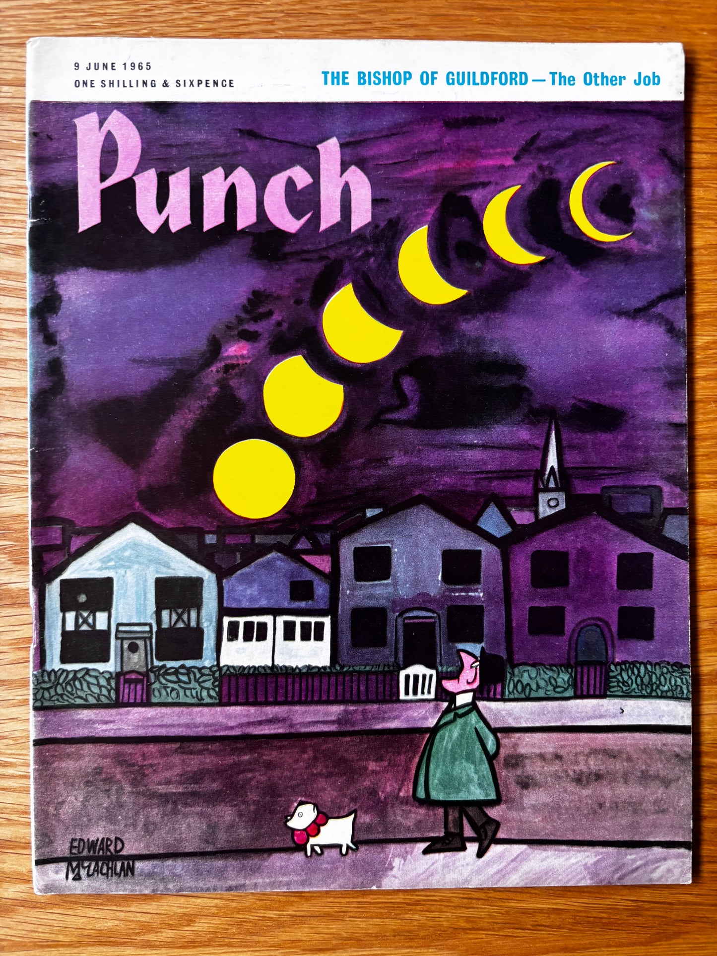 Ed McLachlan PUNCH MAGAZINE June 1965 60's ART ADVERTS CARTOONS