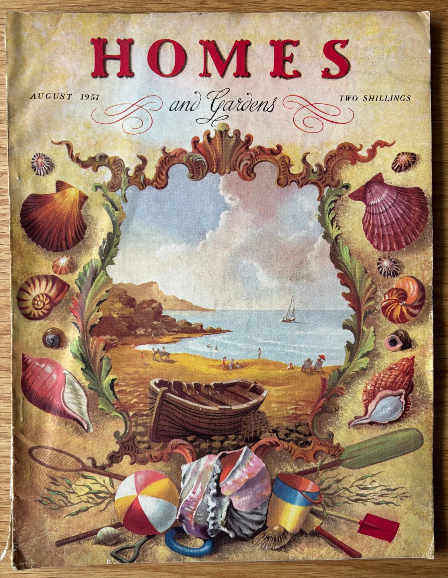HOMES AND GARDENS Magazine August 1957 Illustrated
