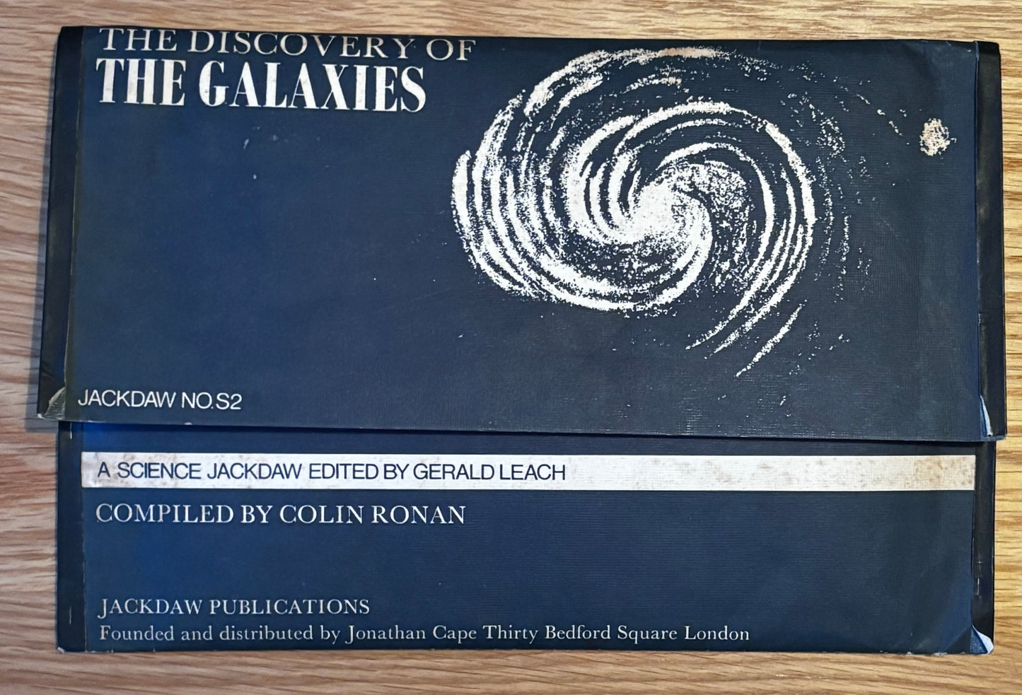 THE DISCOVERY OF GALAXIES No S2 Jackdaw Folder 1967 Facsimile Resource