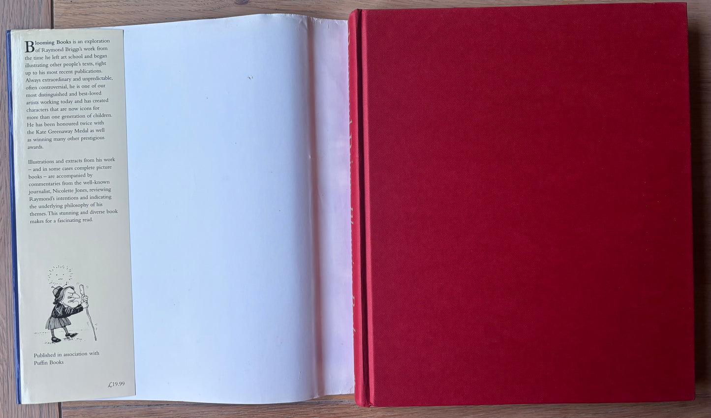 RAYMOND BRIGGS BLOOMING BOOKS Signed 1st Ed DJ Illustrated 2003 THE SNOWMAN