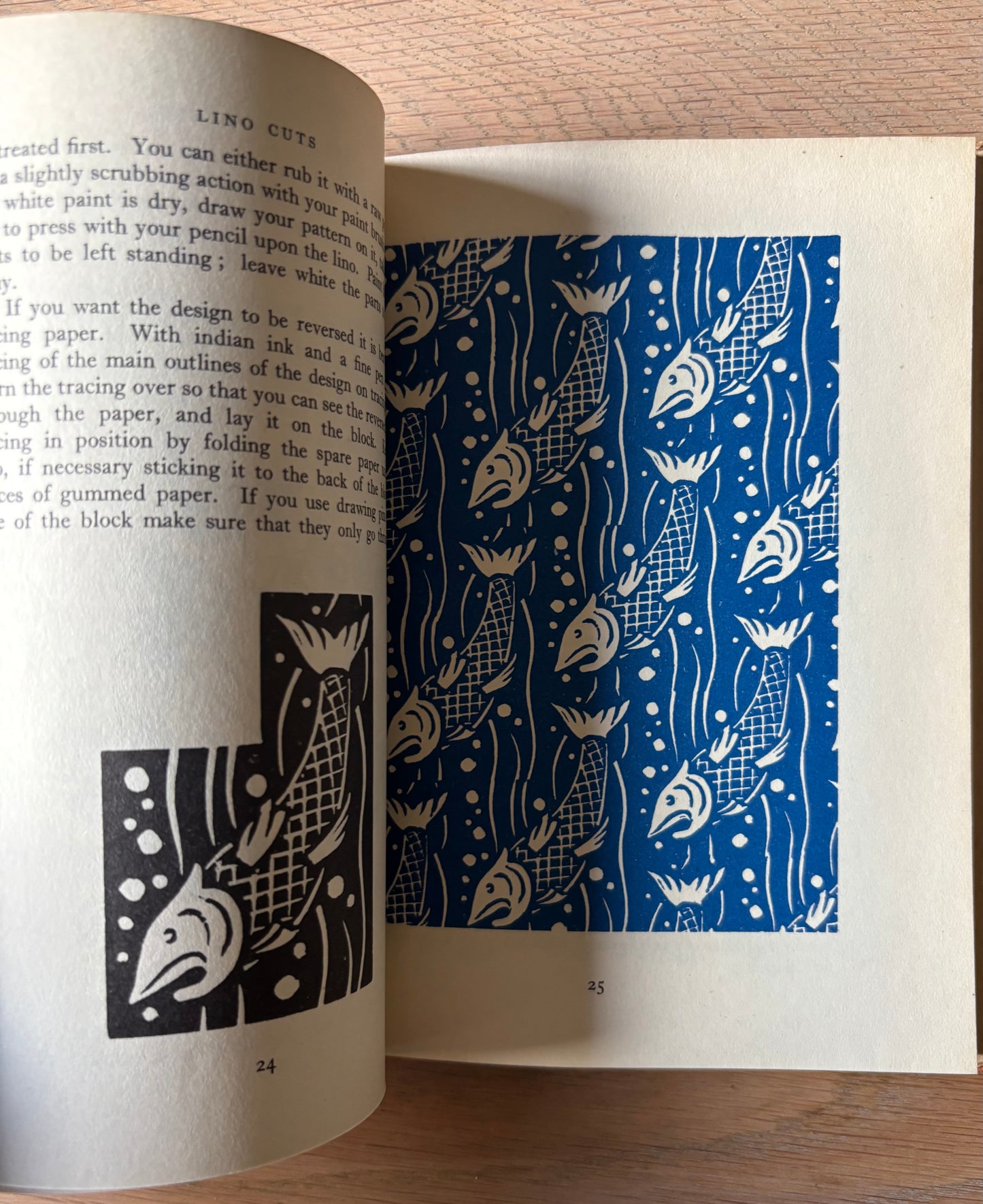 H E V Gillham LINOCUTS 1947 DJ Printing Printmaking CRAFT BOOK