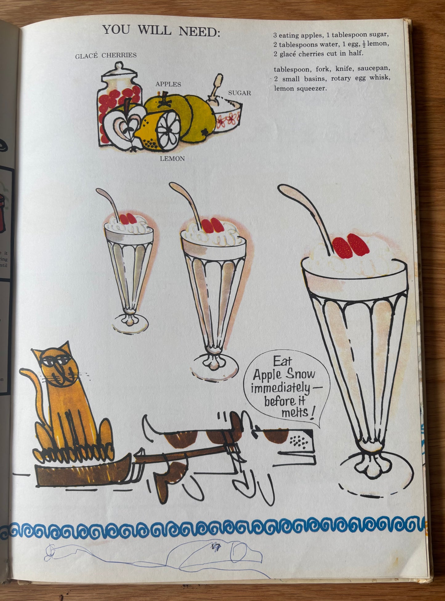 Ursula Sedgwick MY LEARN TO COOK Book Hamyln 8th Imp 1973 Martin Mayhew