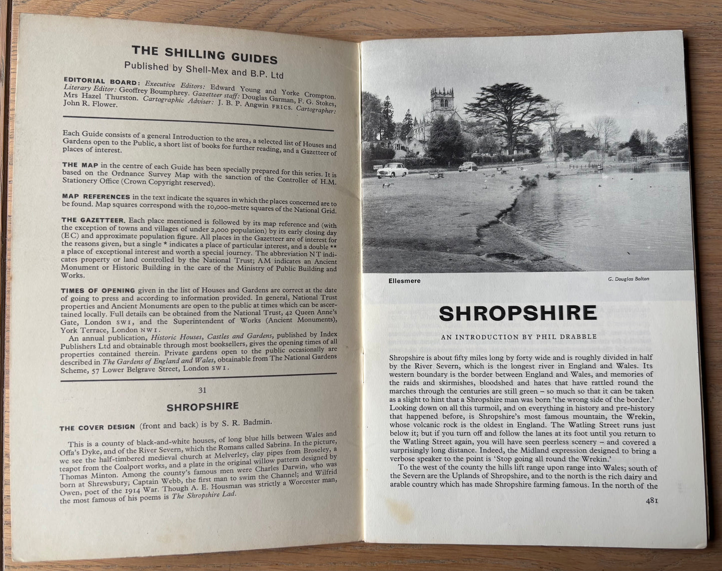 S R Badmin SHROPSHIRE SHELL SHILLING GUIDE 1964 Illustrated