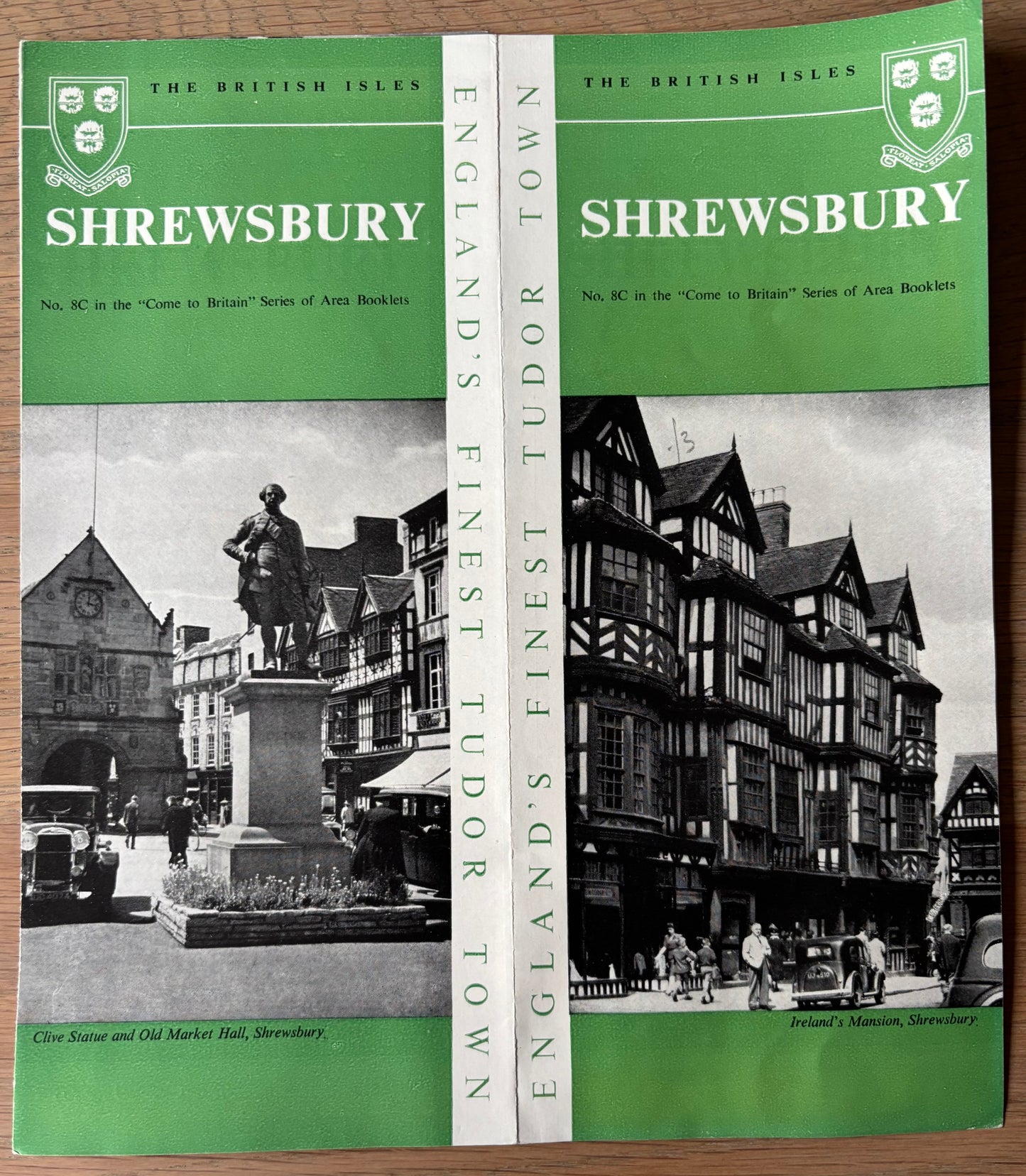 1950's SHREWSBURY Come To Britain Leaflet No 8C Ireland's Mansion