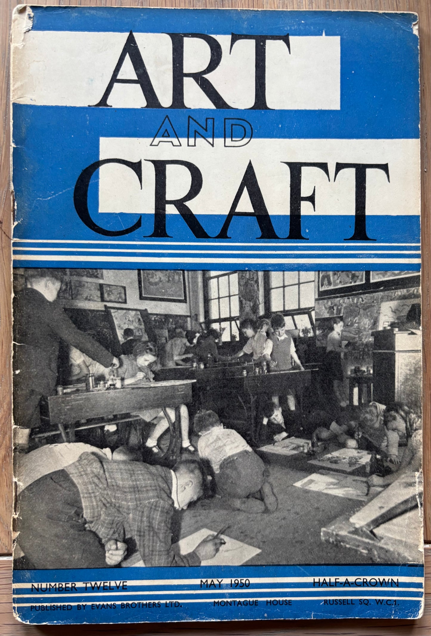 1950 ART AND CRAFT Patterns MAGAZINE CHILD EDUCATION May Design