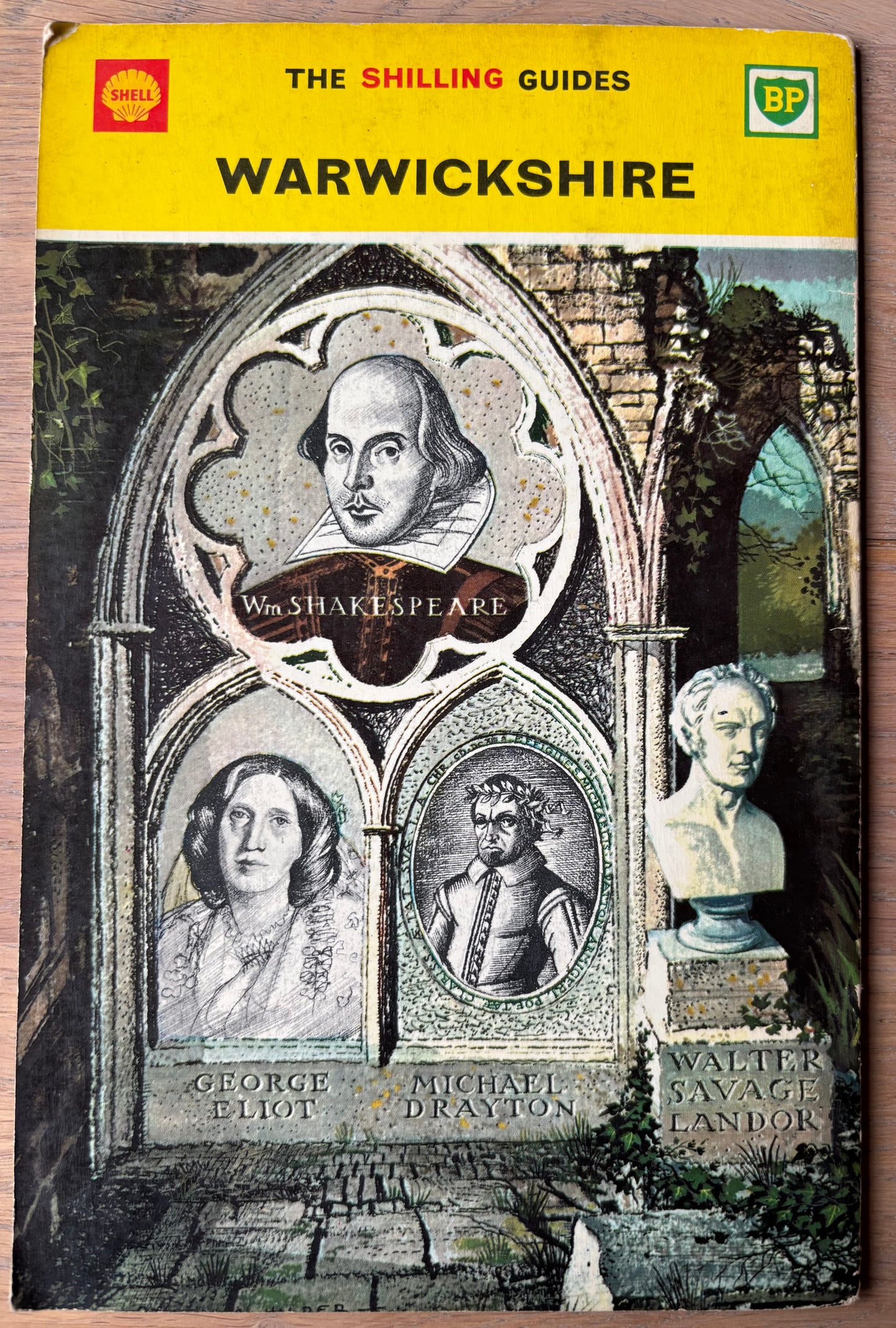 Rowland Hilder WARWICKSHIRE SHELL SHILLING GUIDE 1964 Illustrated Stratford