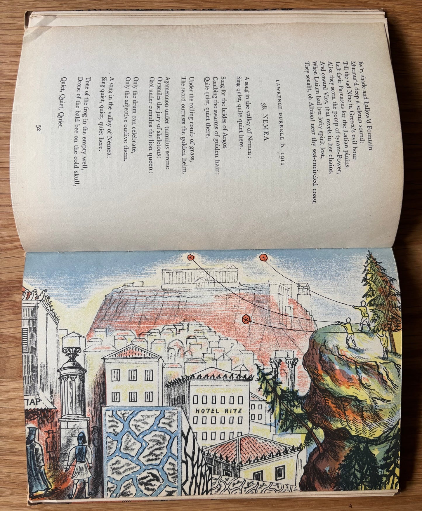 Edward Bawden TRAVELLERS’ VERSE M G Lloyd Thomas 1st Ed 1946 Curwen ILLUSTRATED