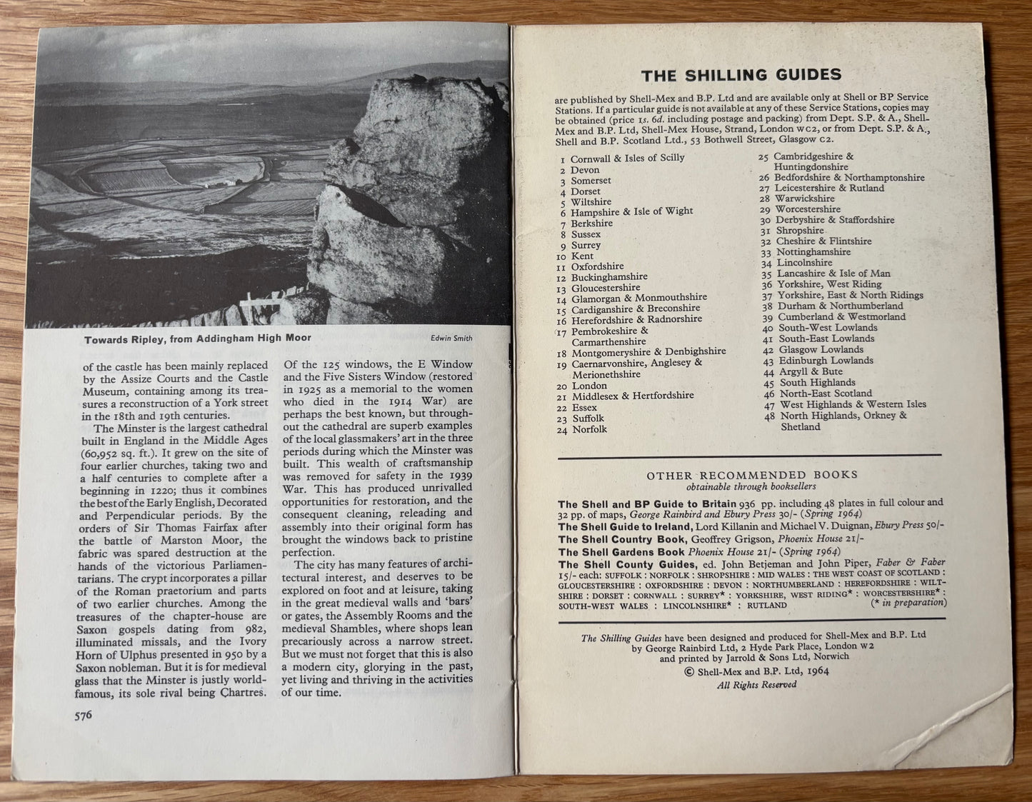S R Badmin YORKSHIRE WEST RIDING SHELL SHILLING GUIDE 1964