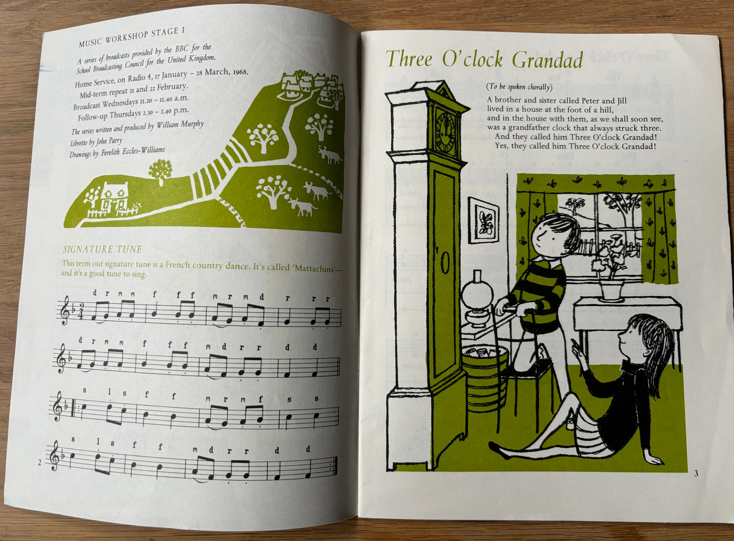 Ferelith Eccles- Williams MUSIC WORKSHOP 1968 BBC Radio For Schools - transpontinebooks