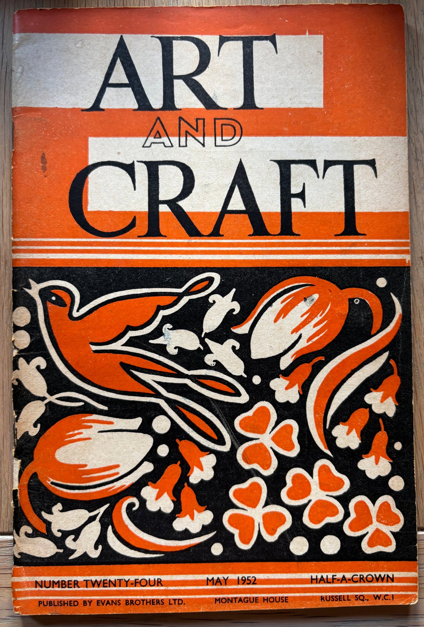 1952 ART AND CRAFT MAGAZINE May CHILD EDUCATION Activities