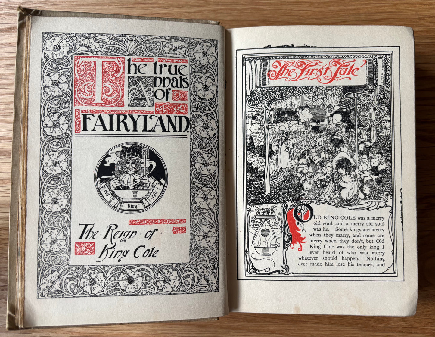 Charles Robinson FAIRYLAND King Cole FAIRY TALES Art Nouveau TRUE ANNALS OF