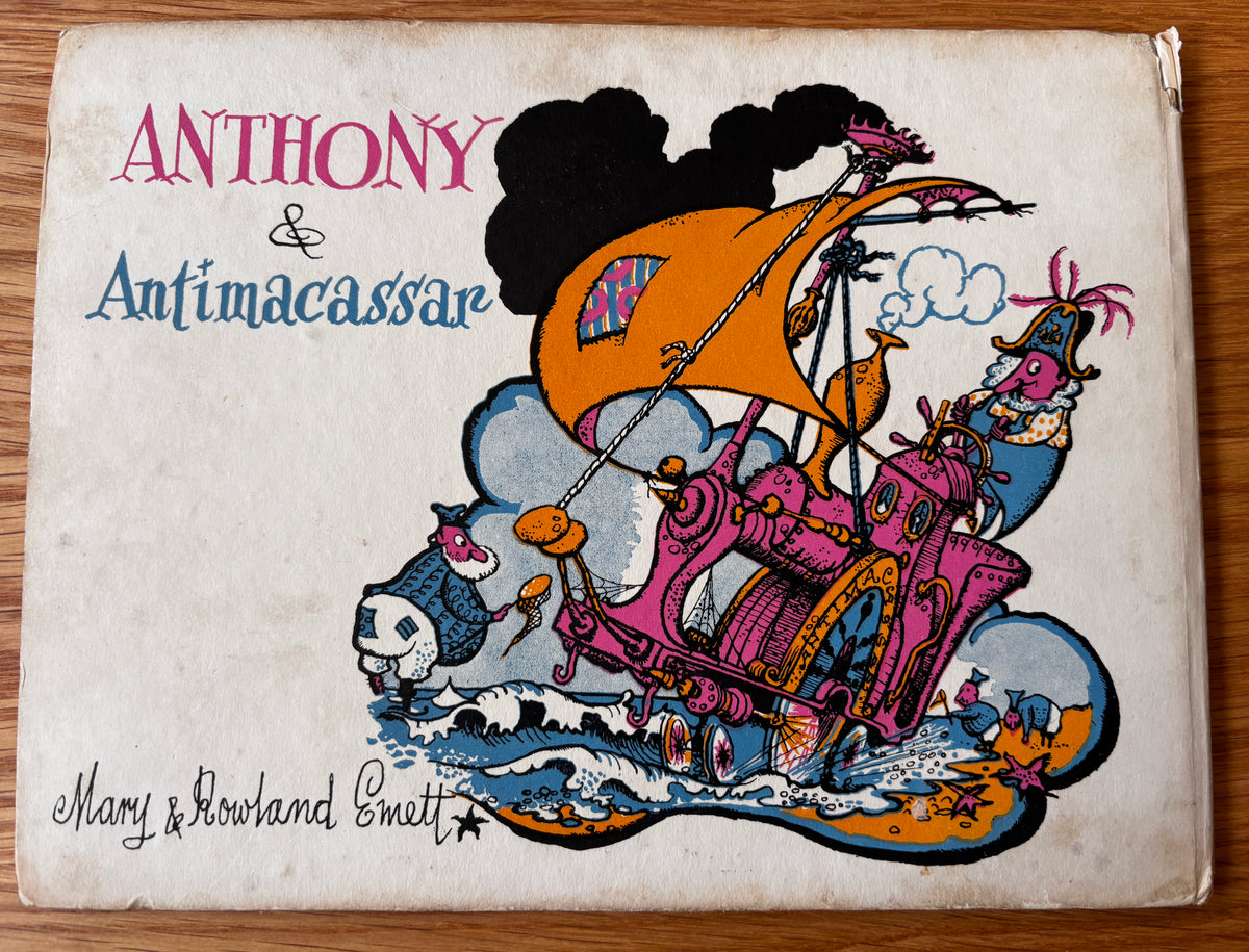 Mary & Rowland Emett Signed ANTHONY & ANTIMACASSAR 1st Ed Faber & Faber HB Illustrated