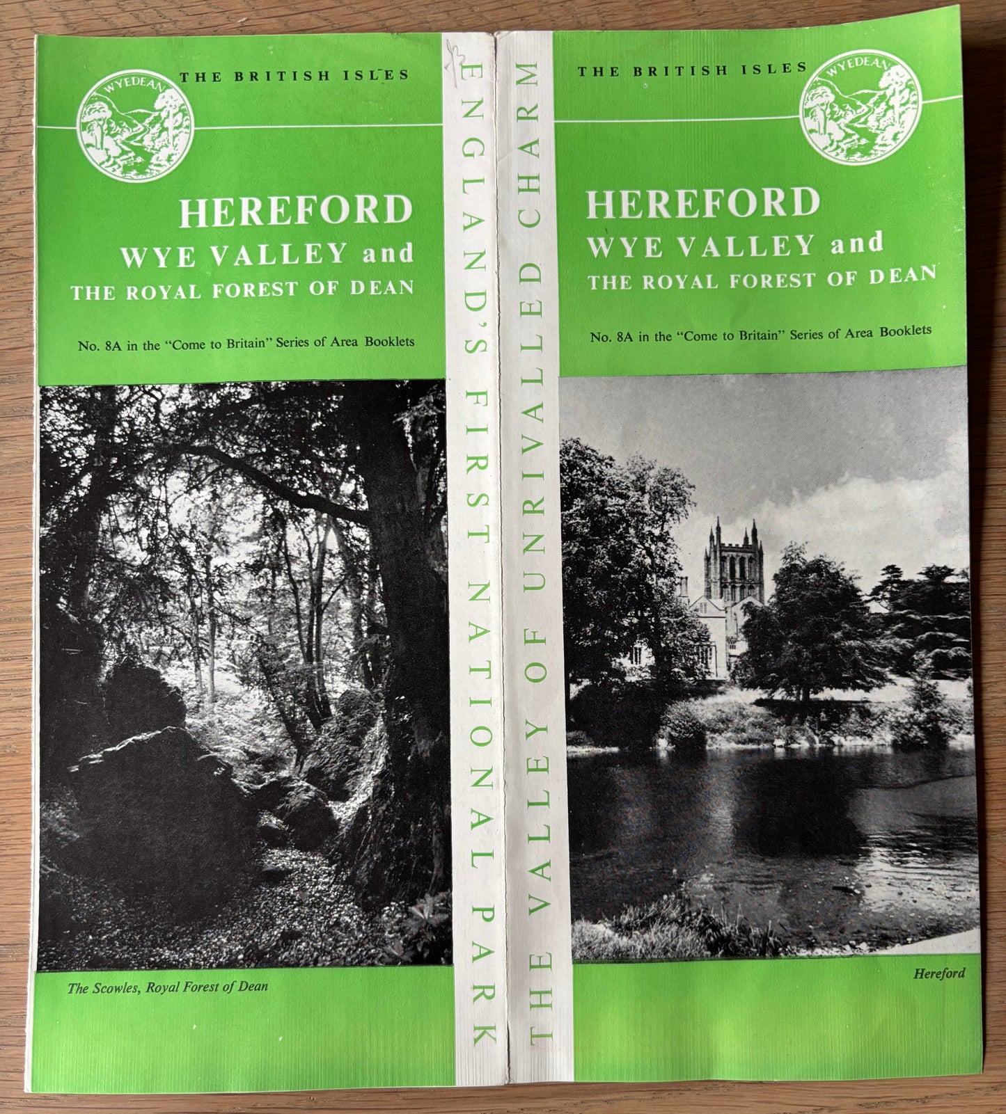 1950's HEREFORD WYE VALLEY Come To Britain Leaflet No 8A FOREST OF DEAN