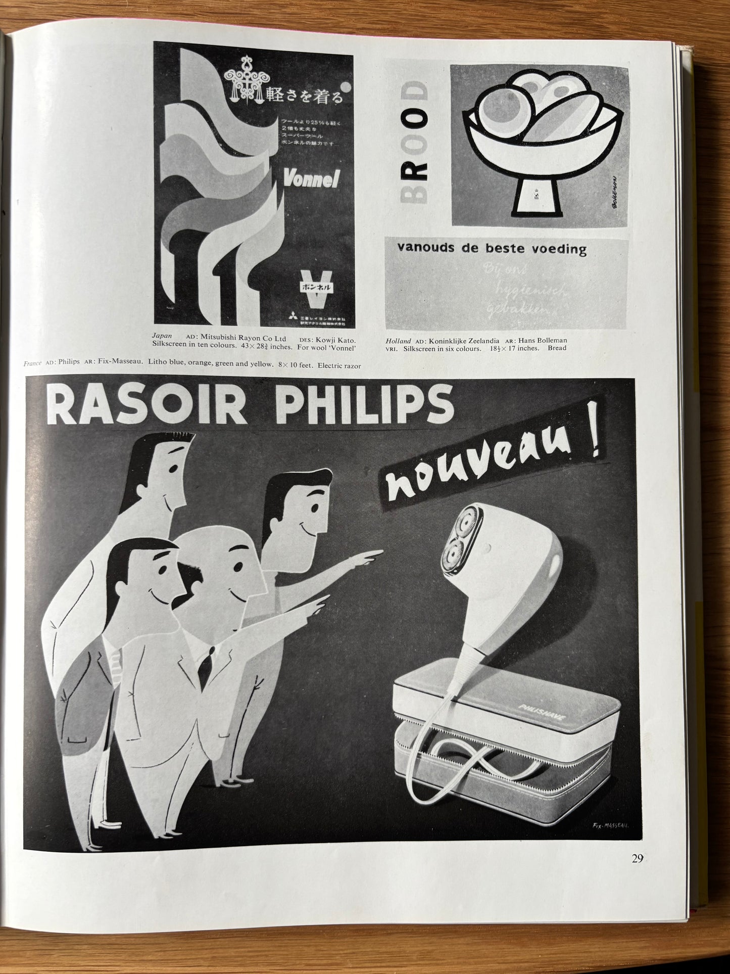 Paul Peter Piech MODERN PUBLICITY 1959- 60 No 29 DJ Graphic Art ADVERTISING