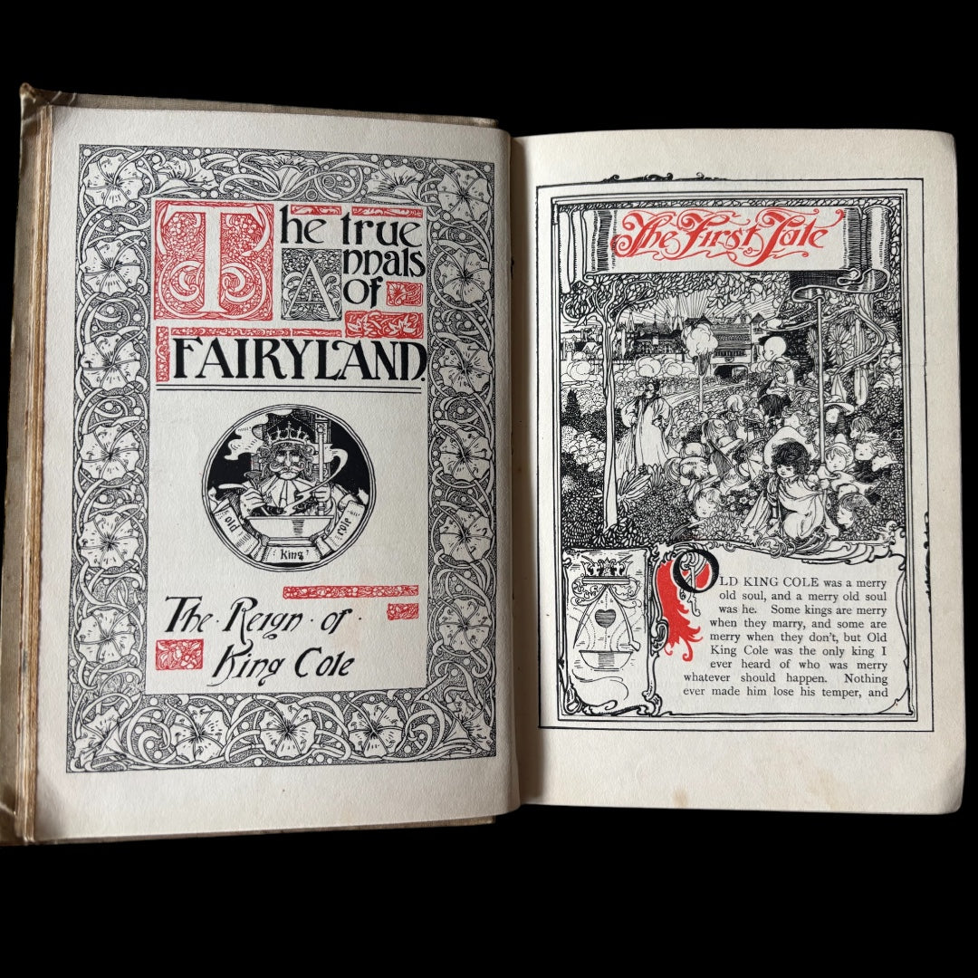Charles Robinson FAIRYLAND King Cole FAIRY TALES Art Nouveau TRUE ANNALS OF