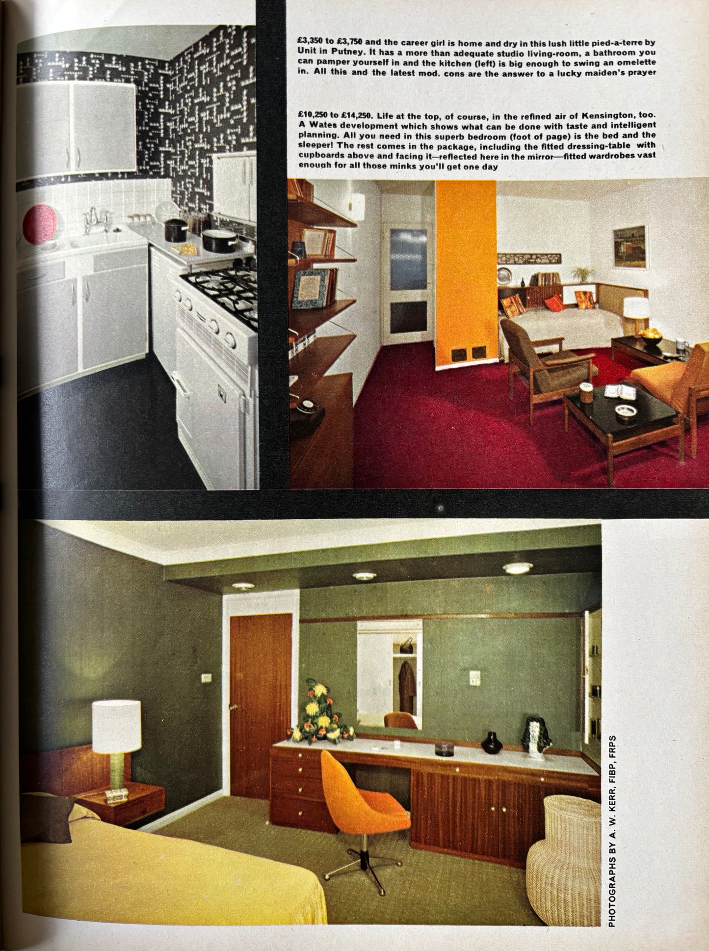 GOOD HOUSEKEEPING Magazine MARCH 1964 Illustrated NEW BUILDS WIMPEY SPAN