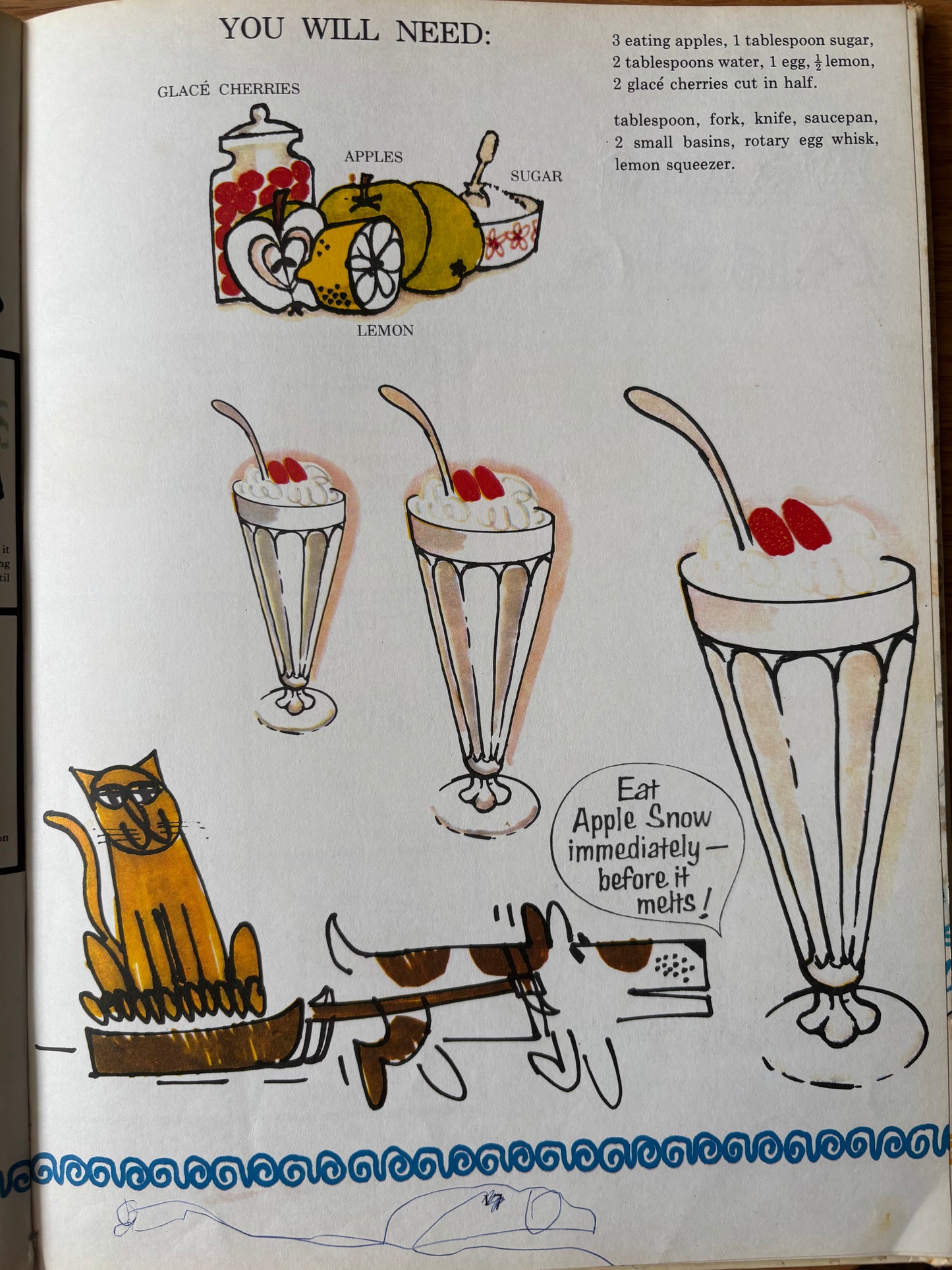 Ursula Sedgwick MY LEARN TO COOK Book Hamyln 8th Imp 1973 Martin Mayhew