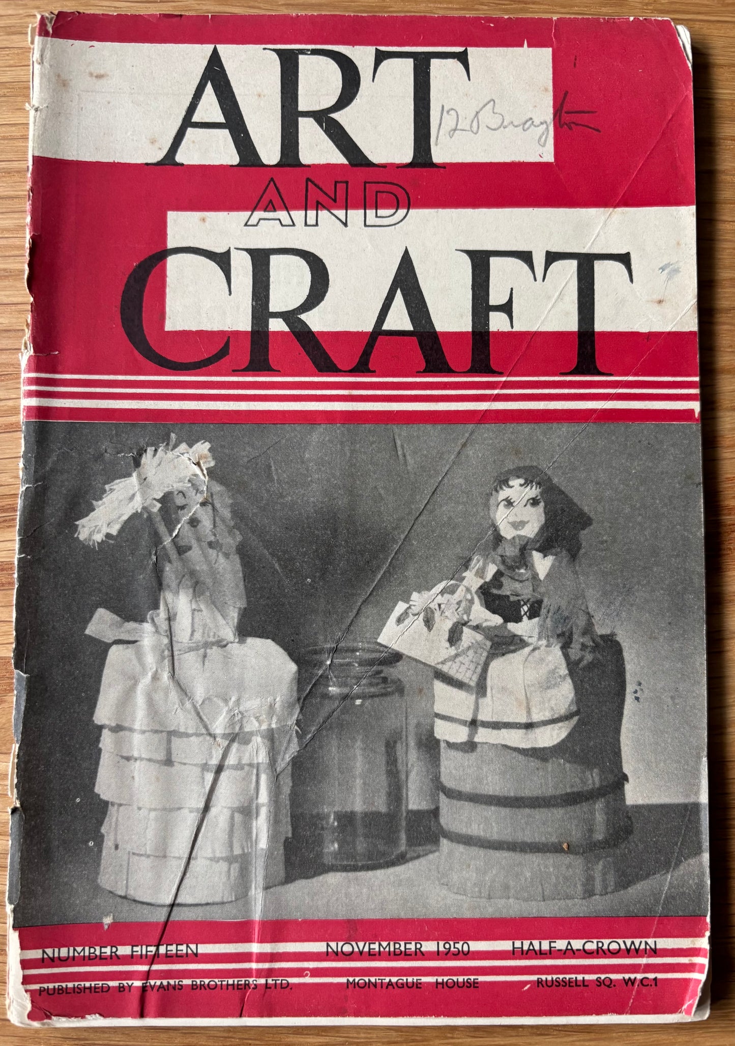 ART AND CRAFT MAGAZINE November 1950 CHILD EDUCATION Christmas