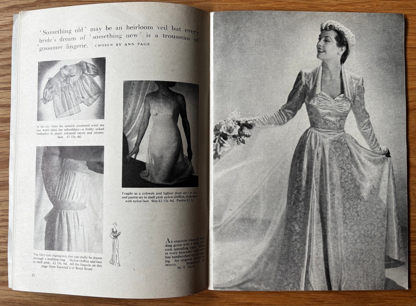 Vintage 1950’s BRIDE'S BOOK WEDDING Housewife Magazine BOOKLET Adverts