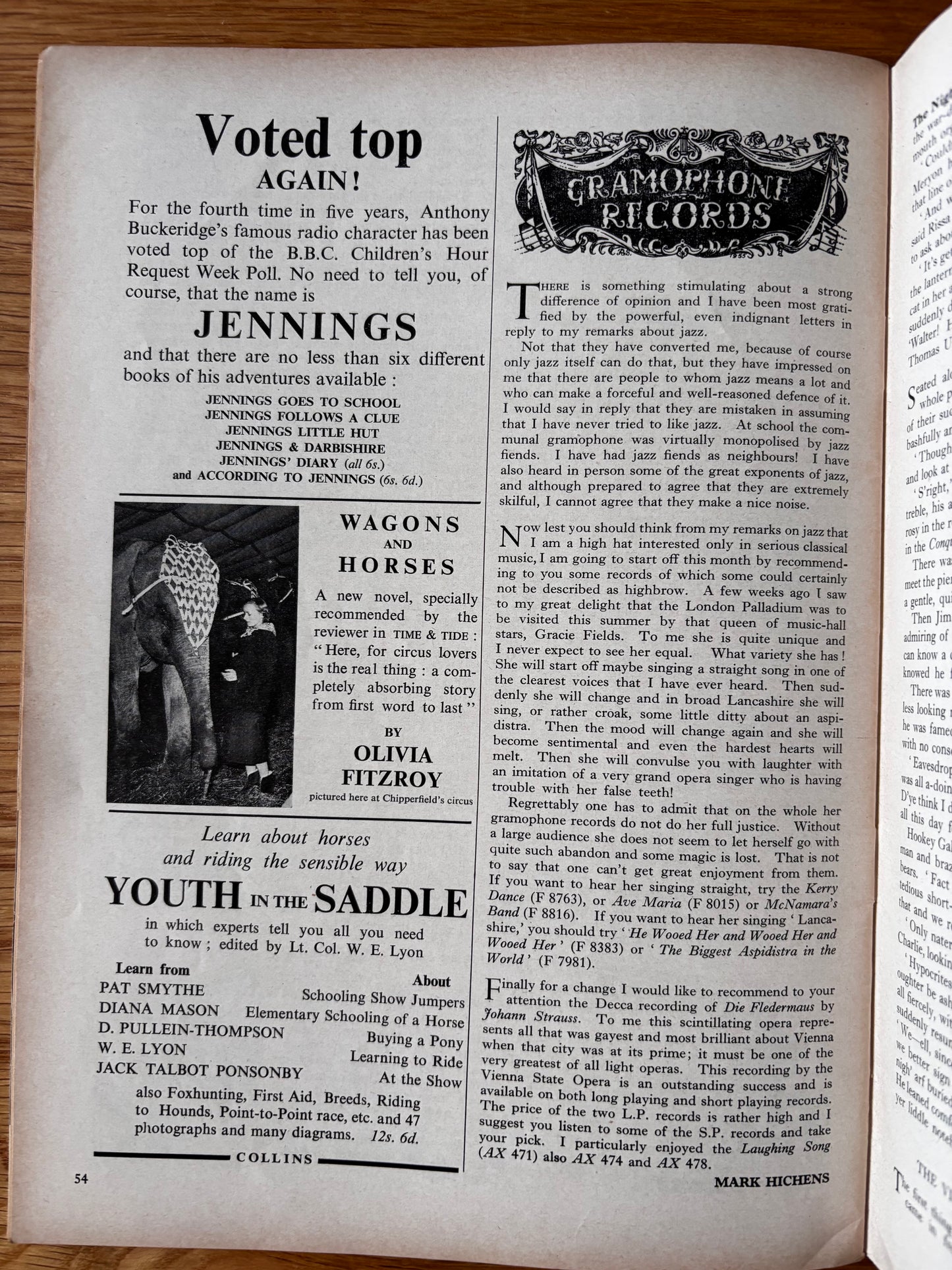 YOUNG ELIZABETHAN Magazine June 1955 Ronald Searle Susan Einzig Ronald Searle