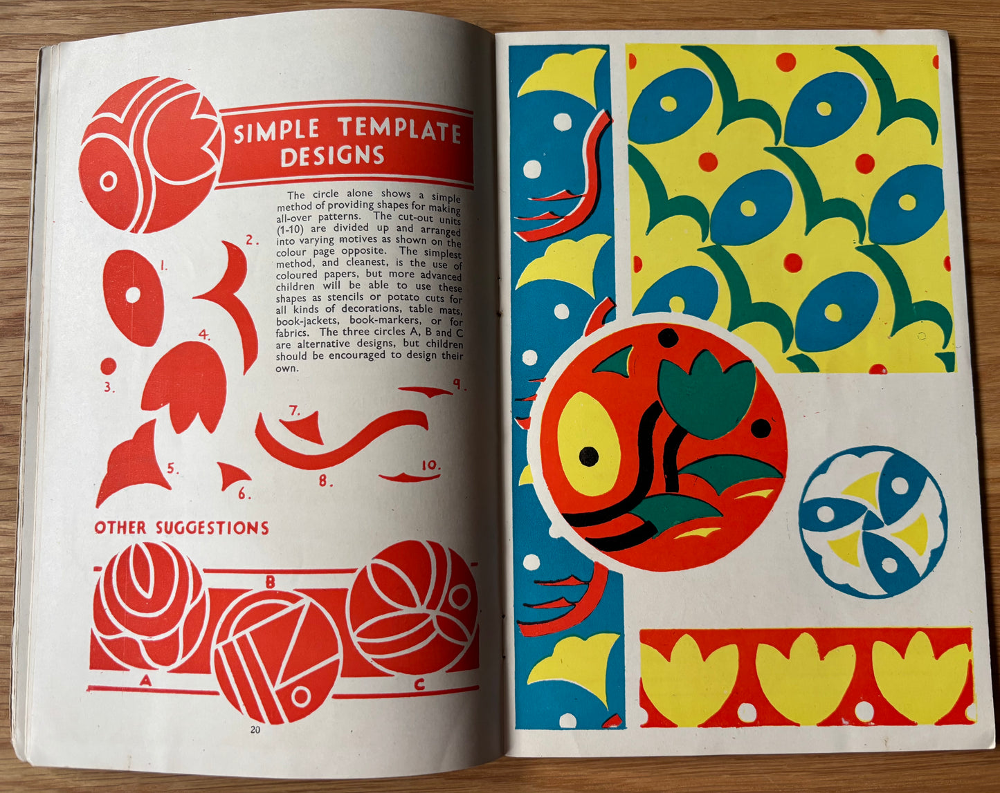 1950 ART AND CRAFT Patterns MAGAZINE CHILD EDUCATION May Design