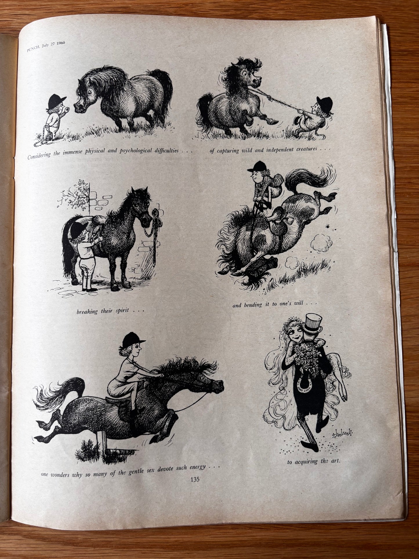 Leslie Wood PUNCH MAGAZINE July 27, 1960 VINTAGE CARS Guinness Advert