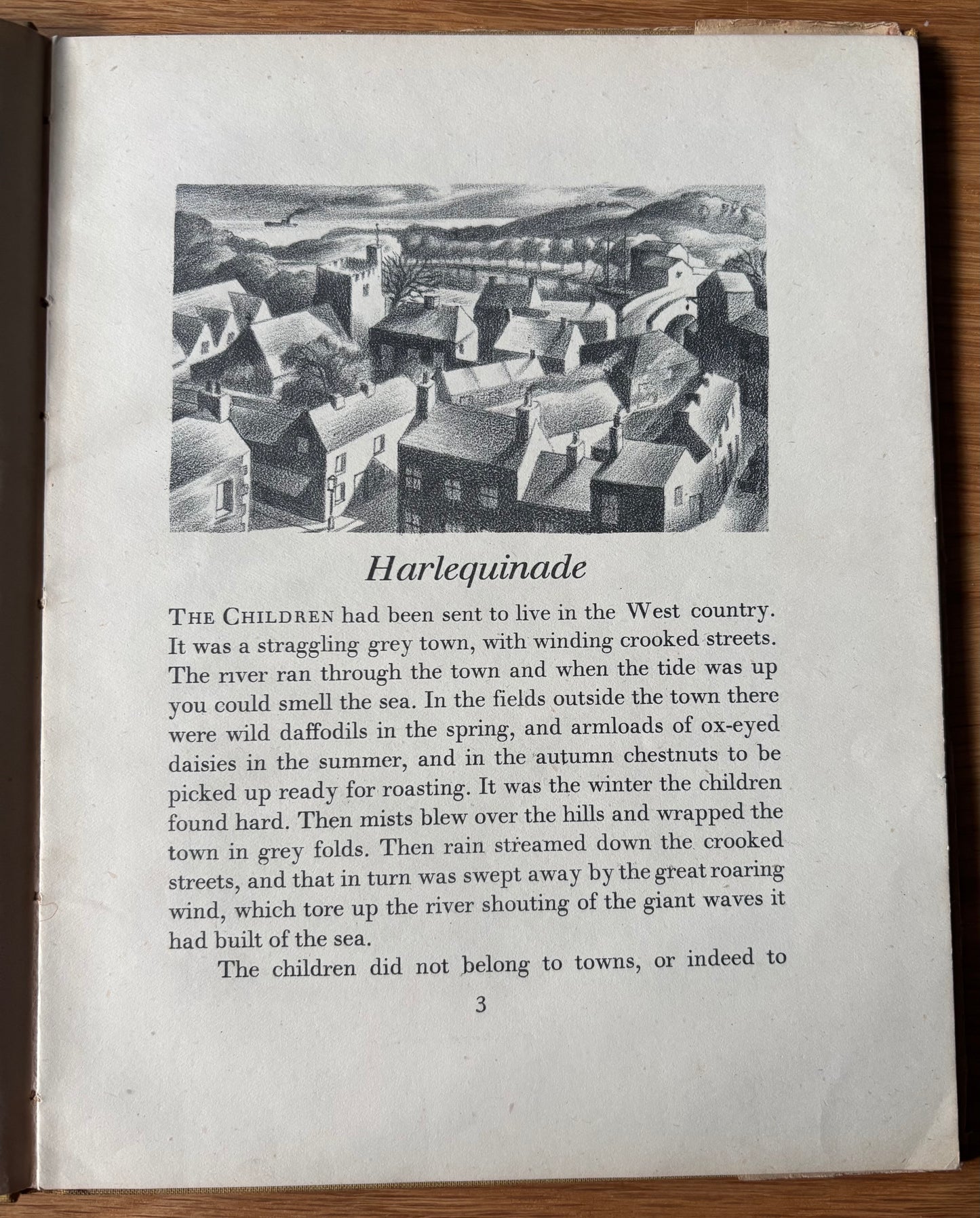 Clarke Hutton HARLEQUINADE 1943 1st Ed Chatto & Windus ILLUSTRATED Clowns Columbine