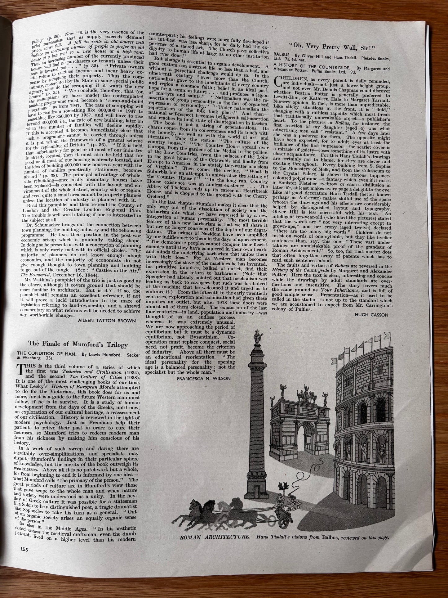 John Piper THE ARCHITECTURAL REVIEW May 1945 Anna Zinkeisen