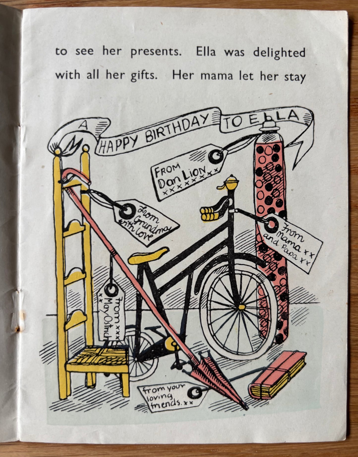 Betty Swanwick ELLA'S BIRTHDAY Bantam Picture Book No 42 TRANSATLANTIC ARTS 1940’s