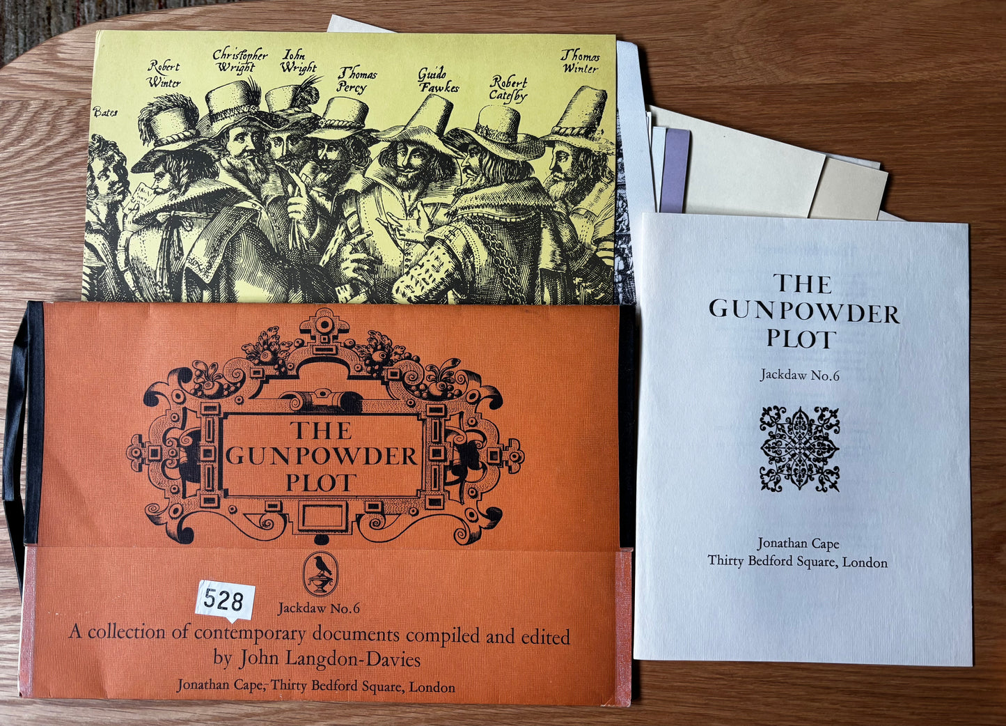 THE GUNPOWDER PLOT No 6 Jackdaw Folder 1965 Facsimile Resource GUY FAWKES