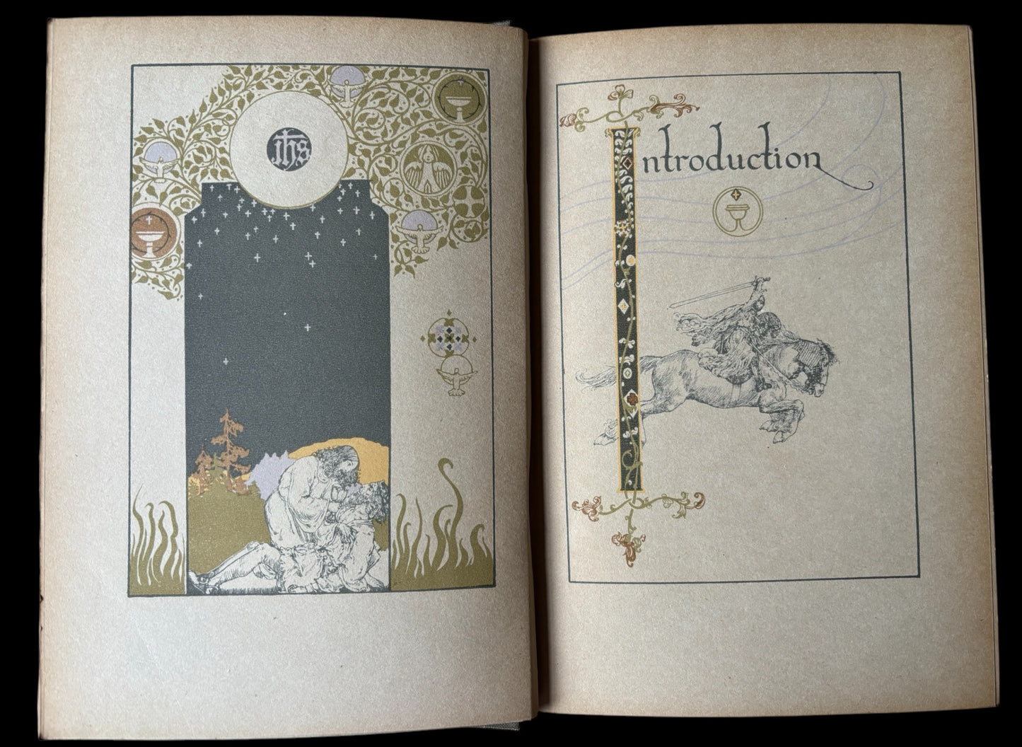 Willy Pogany PARSIFAL 1912 1st Ed THE HOLY GRAIL Gothic HARRAP Illustrations WAGNER
