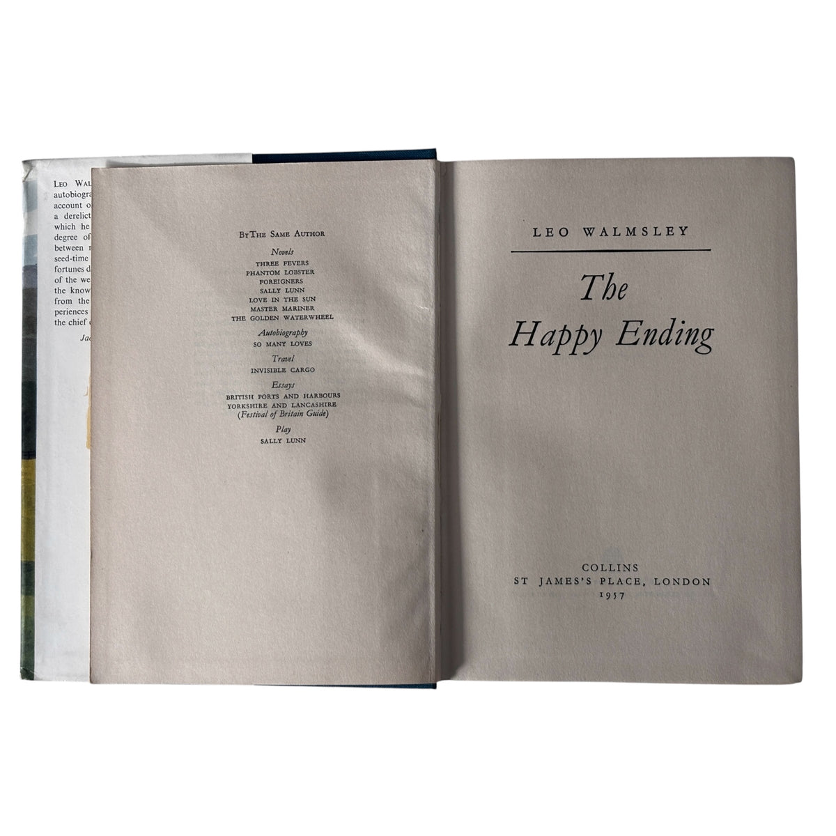 Barbara Jones THE HAPPY ENDING DJ 1957 1st Ed Leo Walmsley Collins