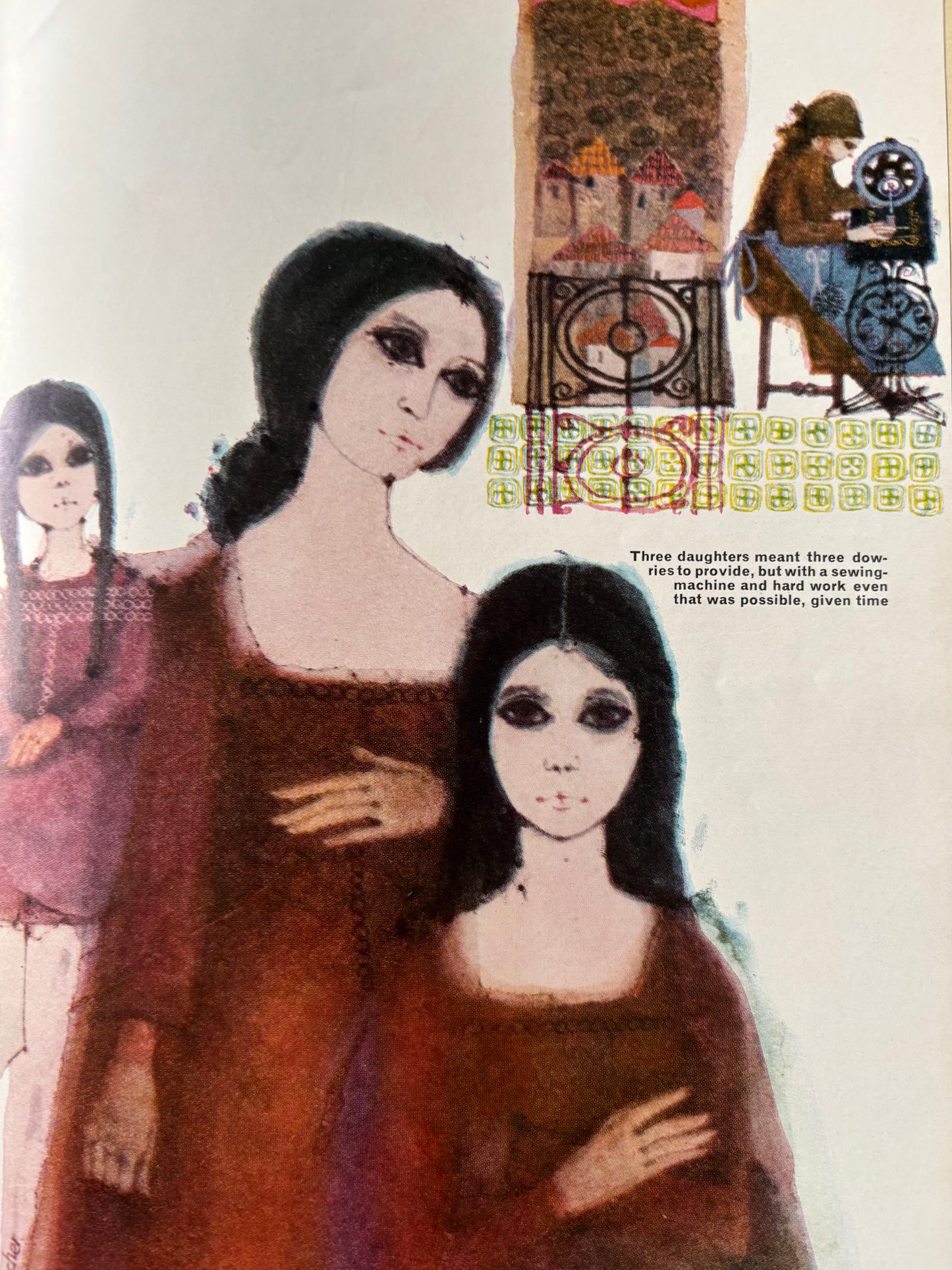 GOOD HOUSEKEEPING Magazine January 1964 Illustrated Hairdressers Hair Recipes