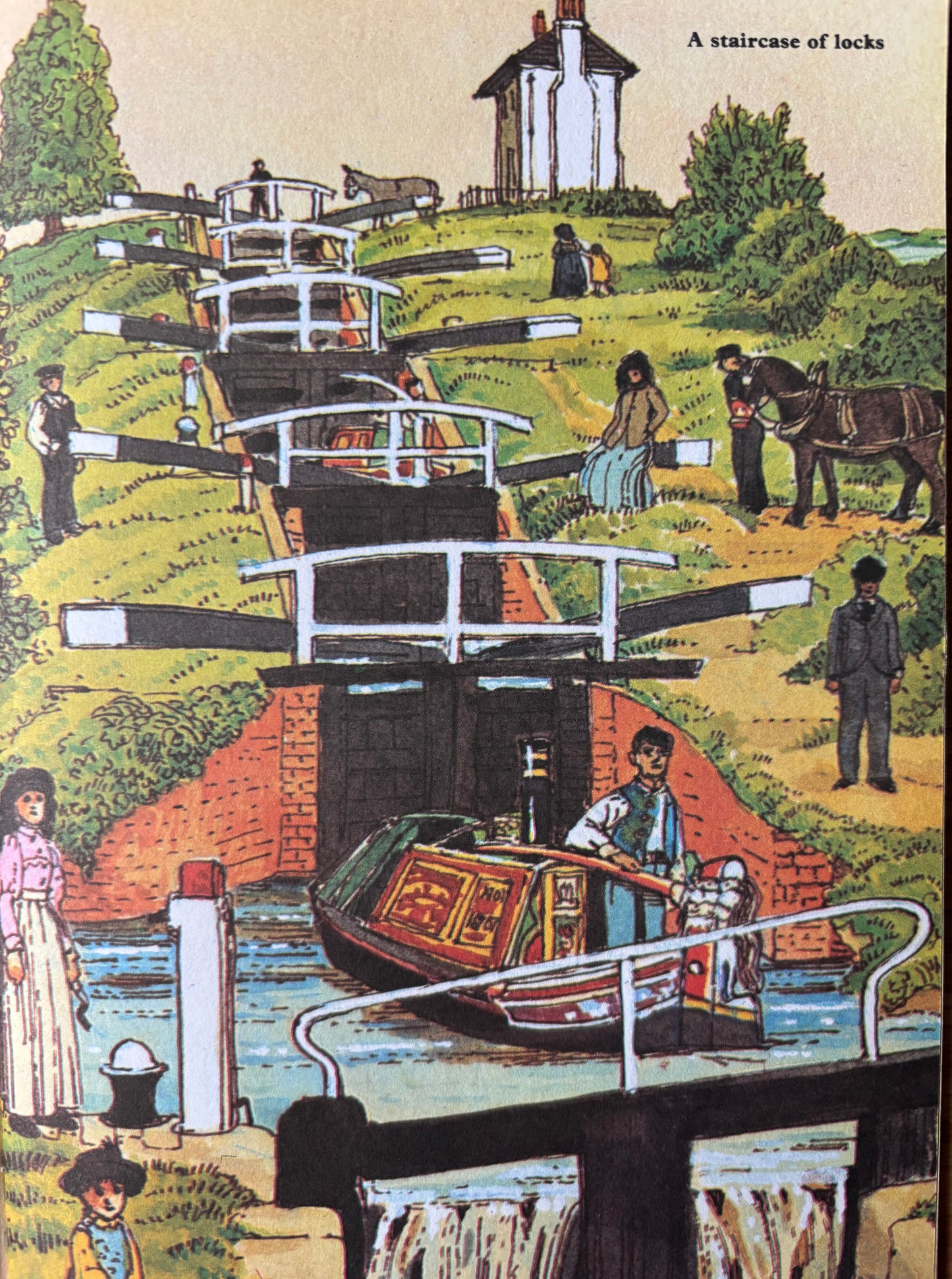 Peter Rice NARROW BOATS National Trust 1976 Dinosaur Publications ILLUSTRATED