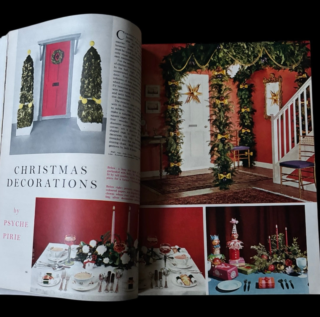 Val Biro HOMES AND GARDENS CHRISTMAS Magazine December 1962 ILLUSTRATED