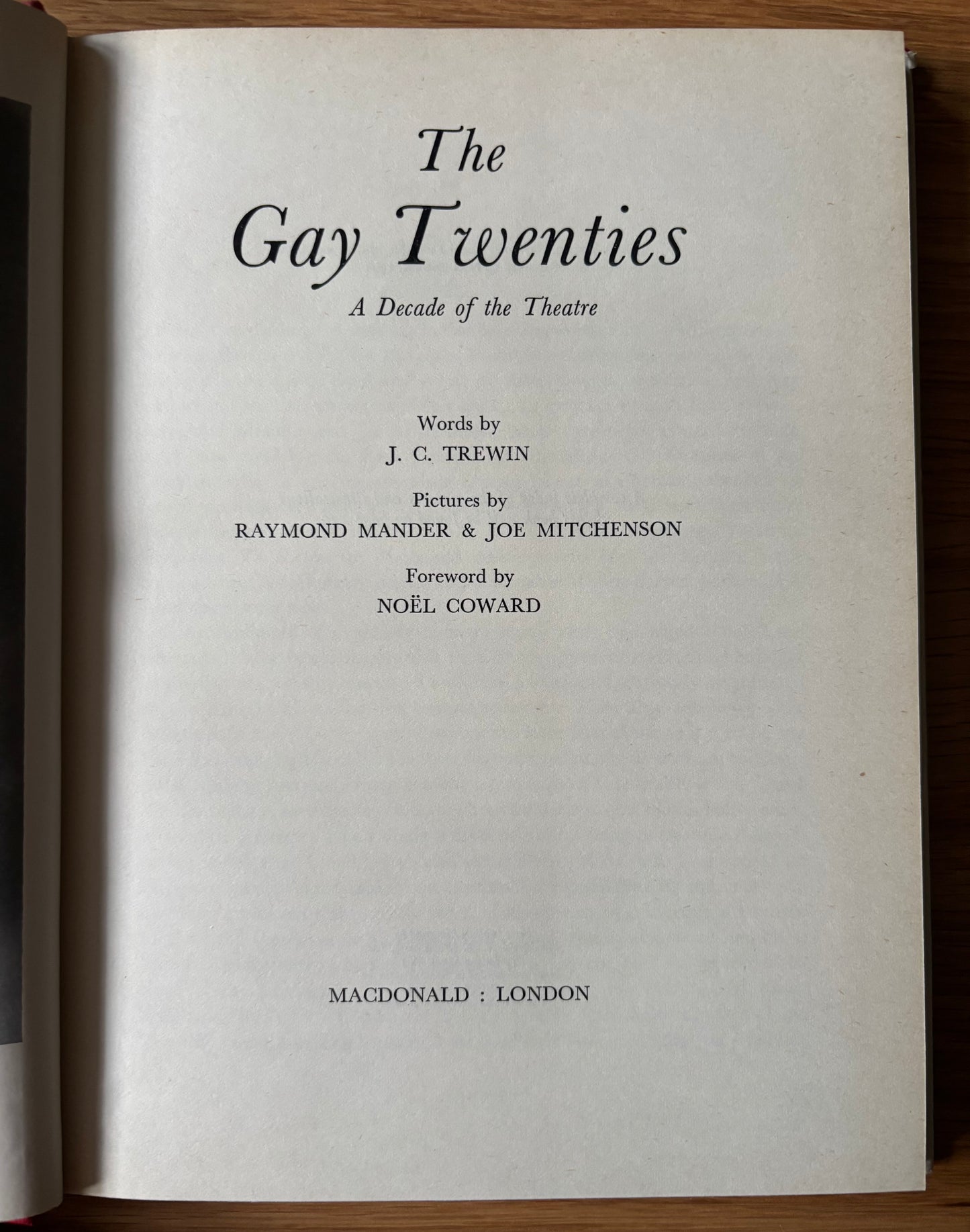 Ronald Searle THE GAY TWENTIES Trewin DJ 1st THEATRE 20s ACTORS BALLET