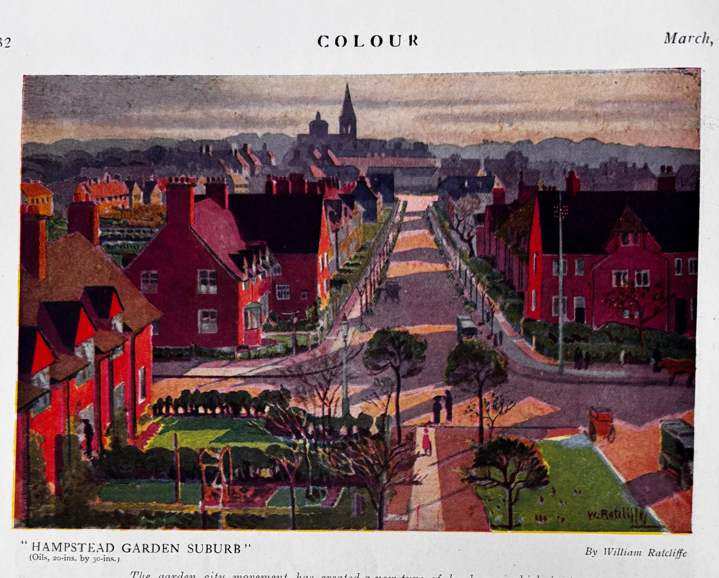 Hal Hurst COLOUR MAGAZINE March 1919 ADVERTS ART McKnight Kauffer Illustrated