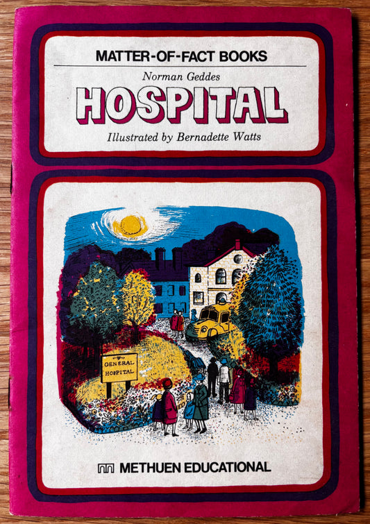 Bernadette Watts HOSPITAL Matter Of Fact METHUEN Norman Geddes Reading Book