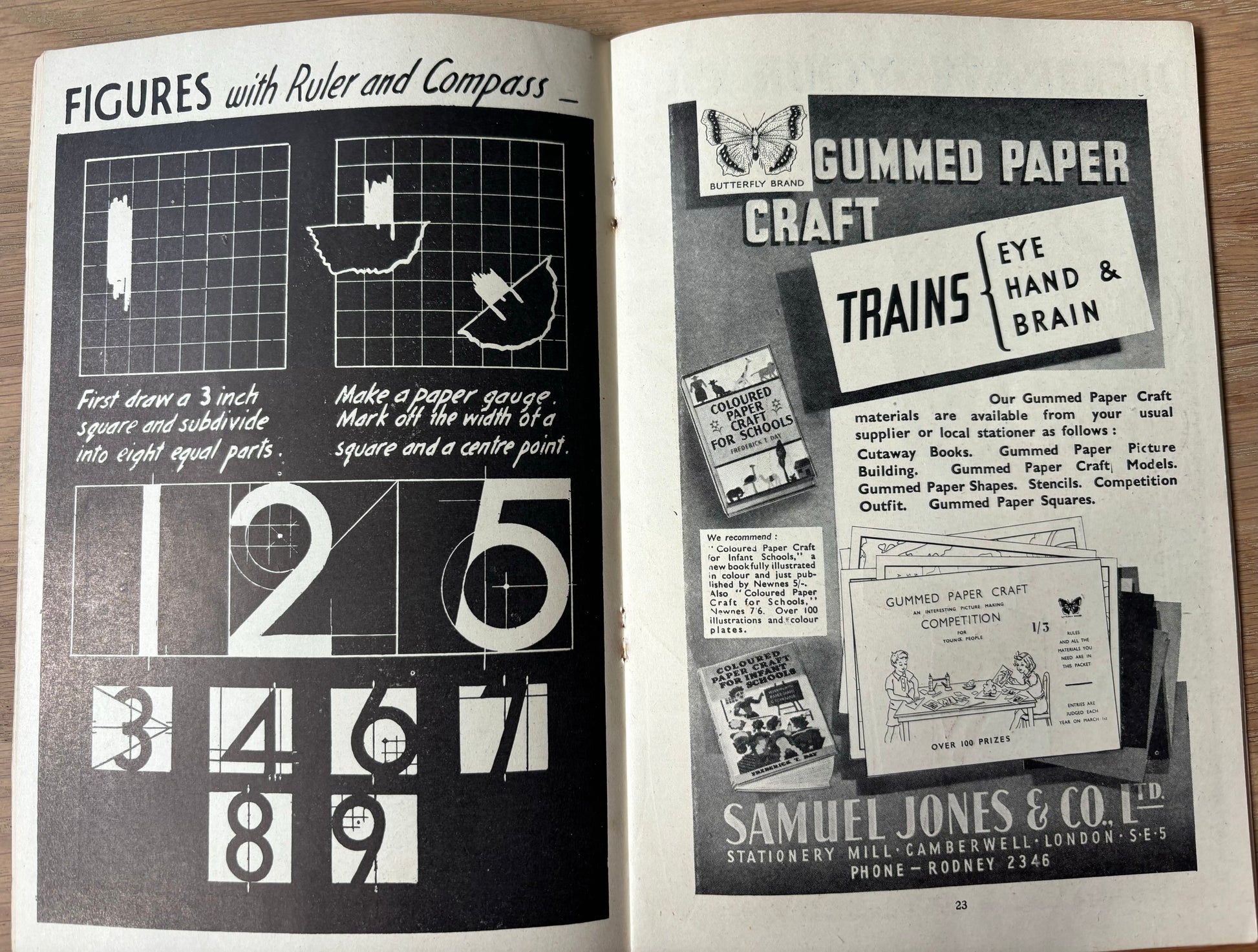 1951 ART AND CRAFT Decorating Boxes MAGAZINE CHILD EDUCATION May - transpontinebooks