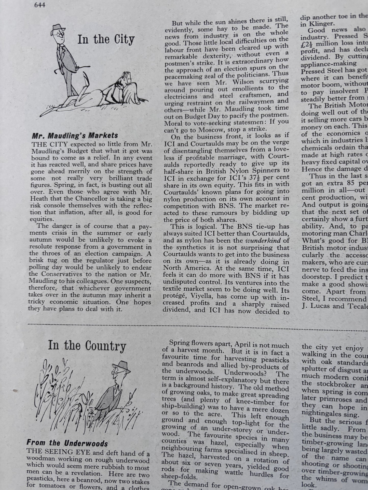 Ralph Steadman London PUNCH MAGAZINE April 29, 1964 VINTAGE Adverts