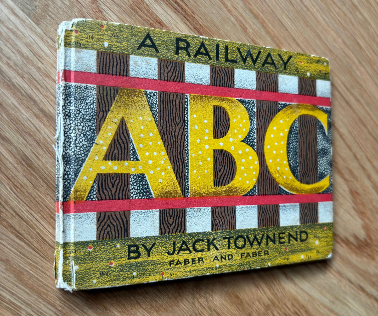 1940s Jack Townend A RAILWAY ABC 1st Ed HB ILLUSTRATED Faber & Faber