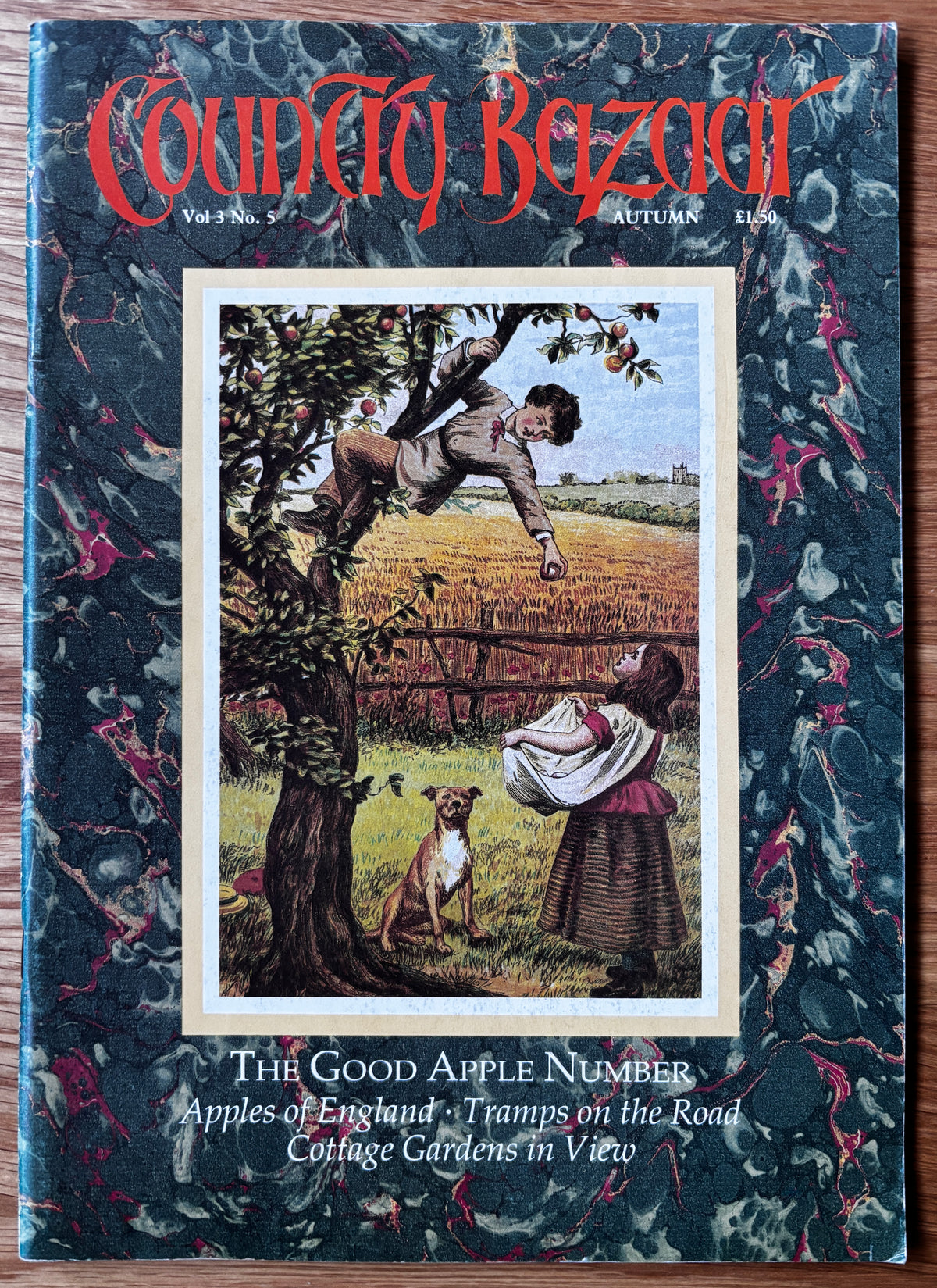 THE COUNTRY BAZAAR Magazine Autumn 1985 Apples Recipes CRAFTS ARTIST