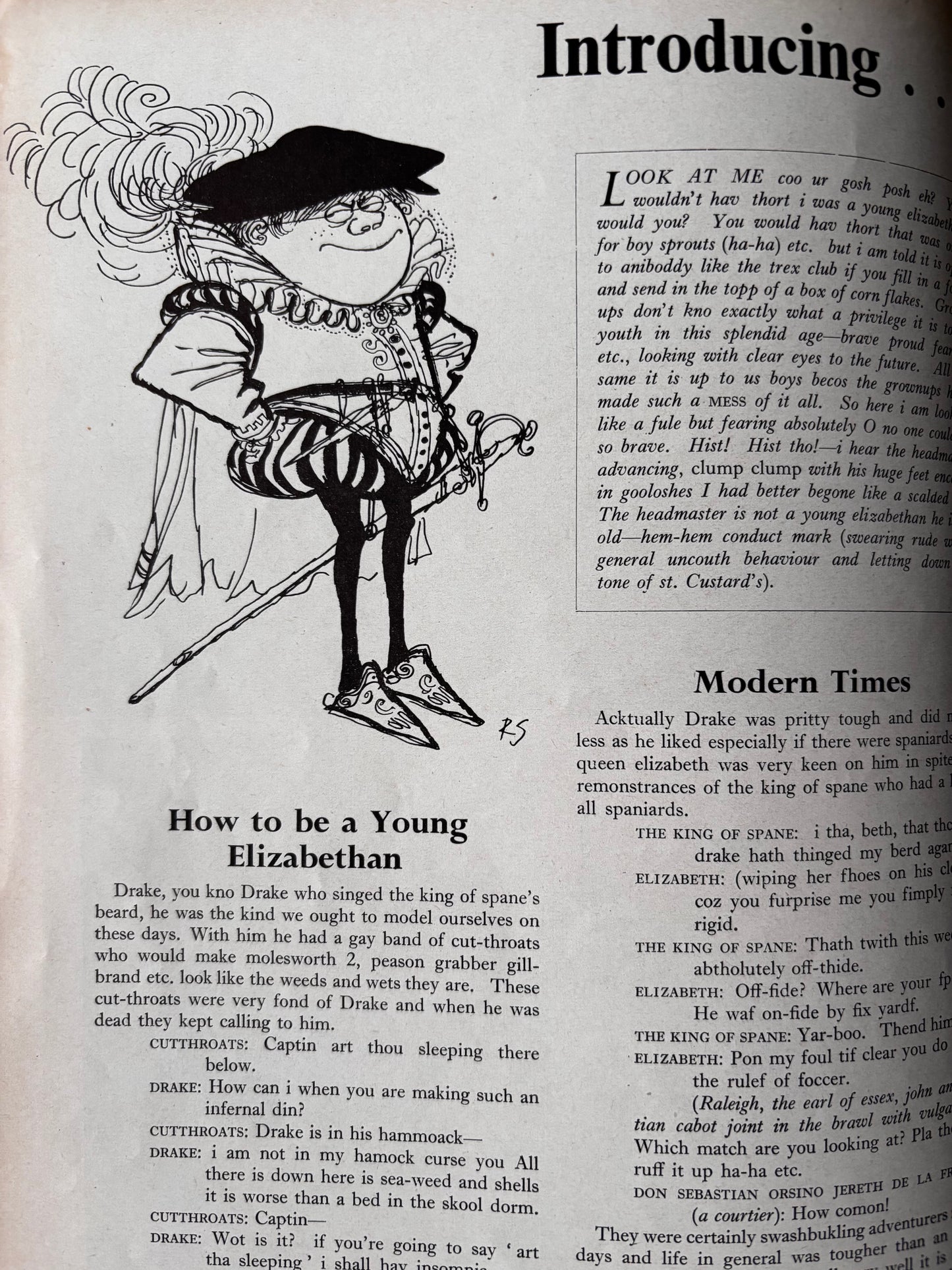 YOUNG ELIZABETHAN Magazine January 1955 Betty Swanwick Barbara Jones
