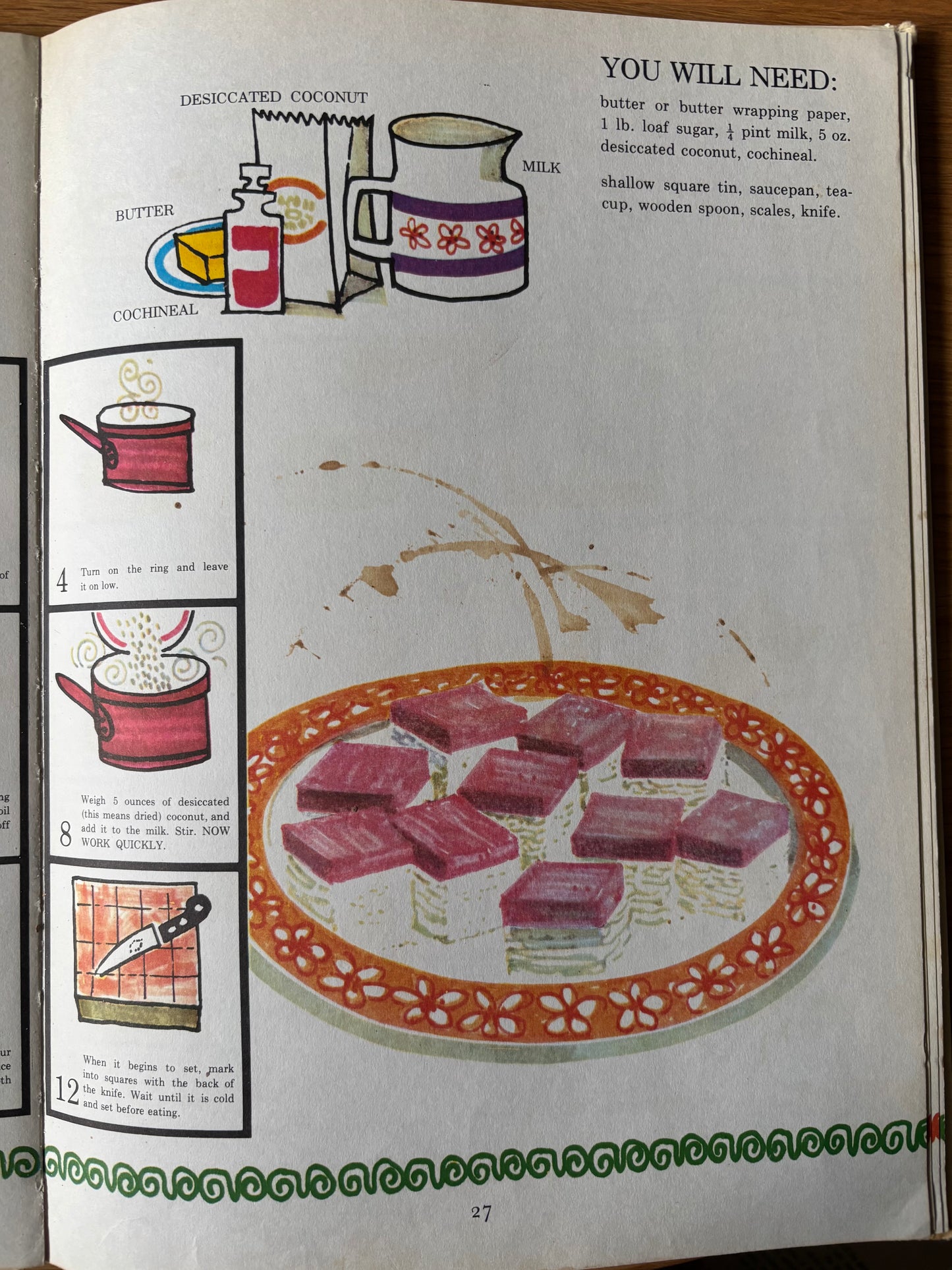 Ursula Sedgwick MY LEARN TO COOK Book Hamyln 8th Imp 1973 Martin Mayhew