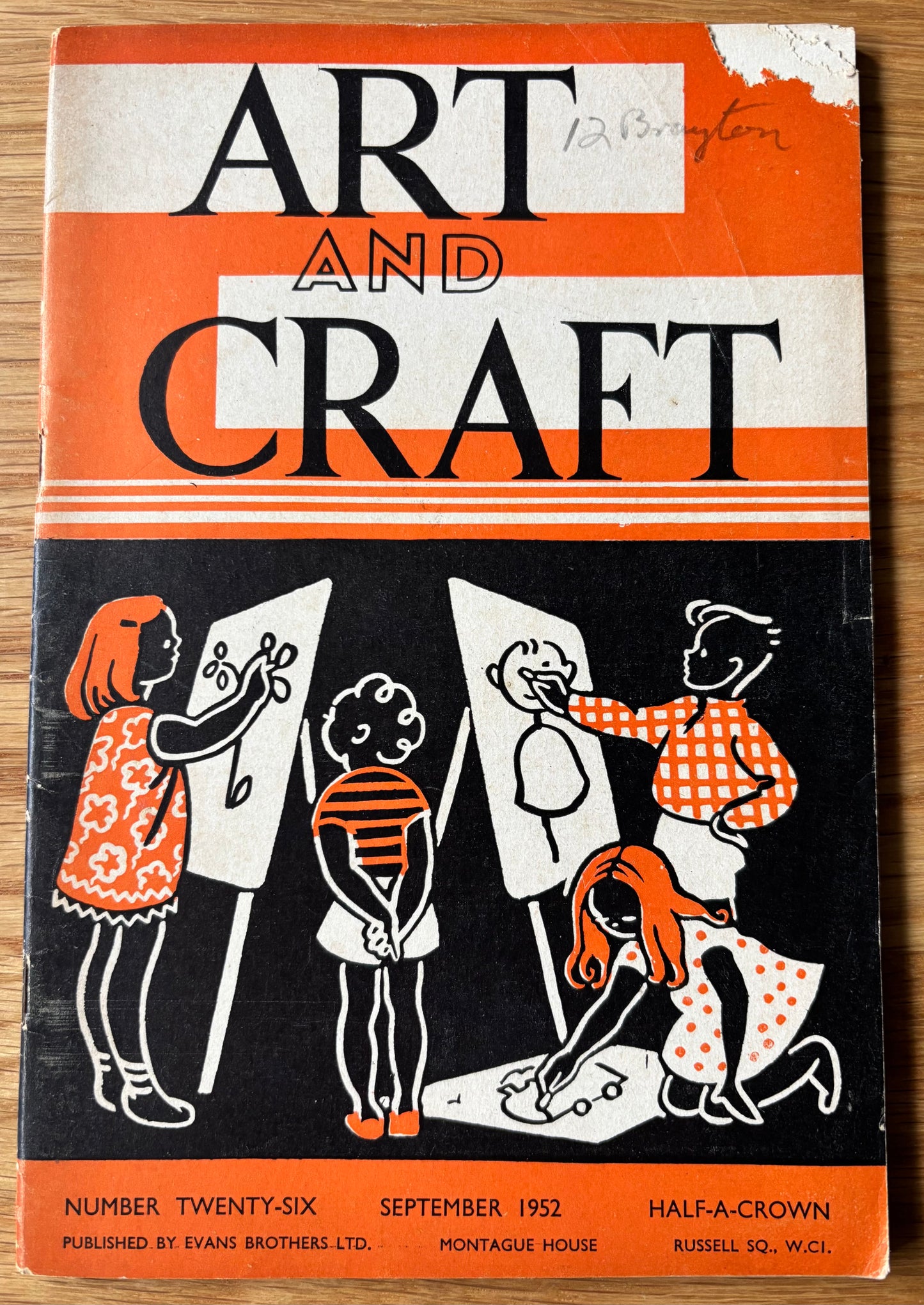 ART & CRAFT Magazine September 1952 No 26 Child Education