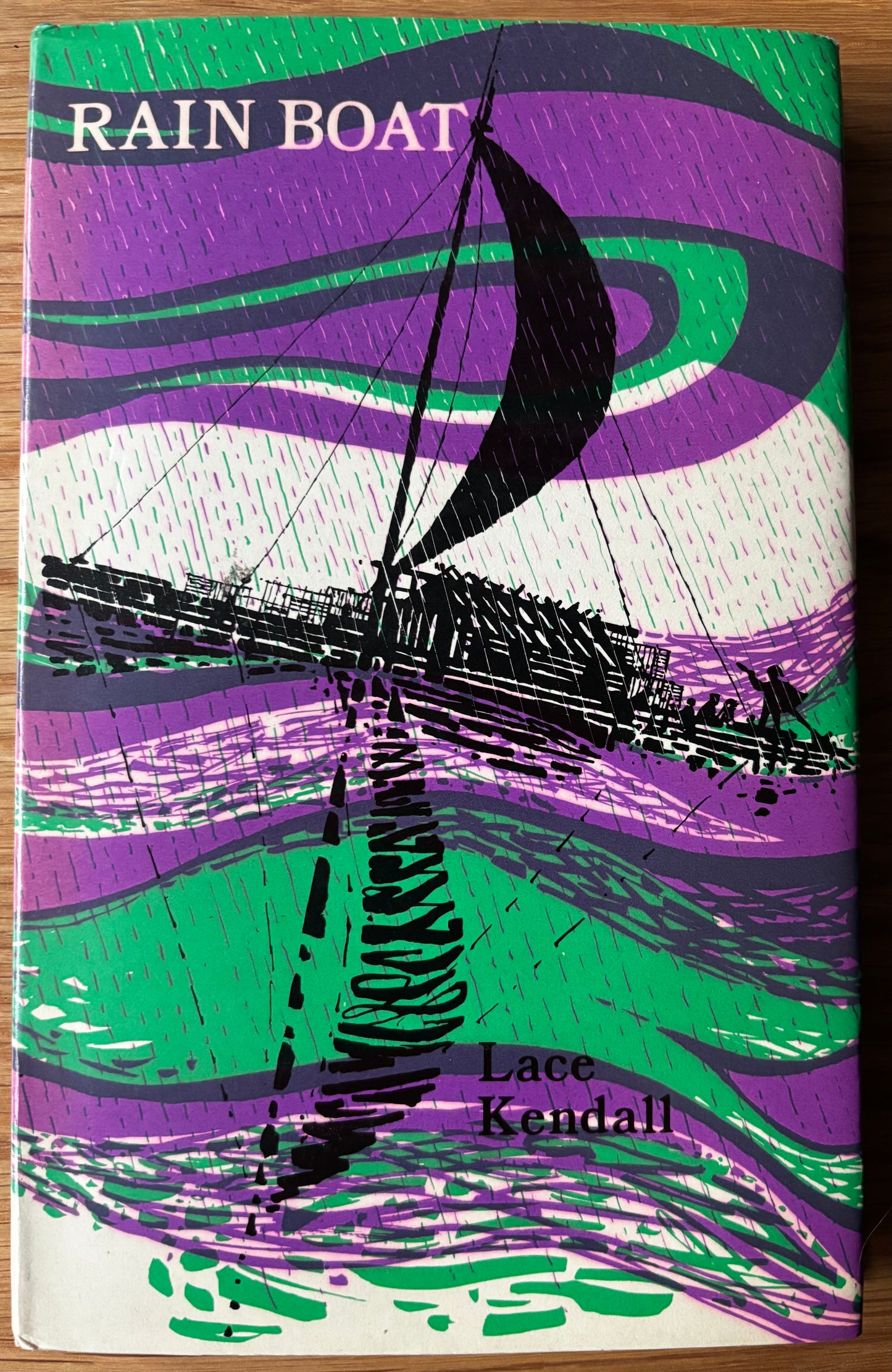 Charles Keeping RAIN BOAT 1977 HB DJ 1st thus Lace Kendall Hamish Hamilton